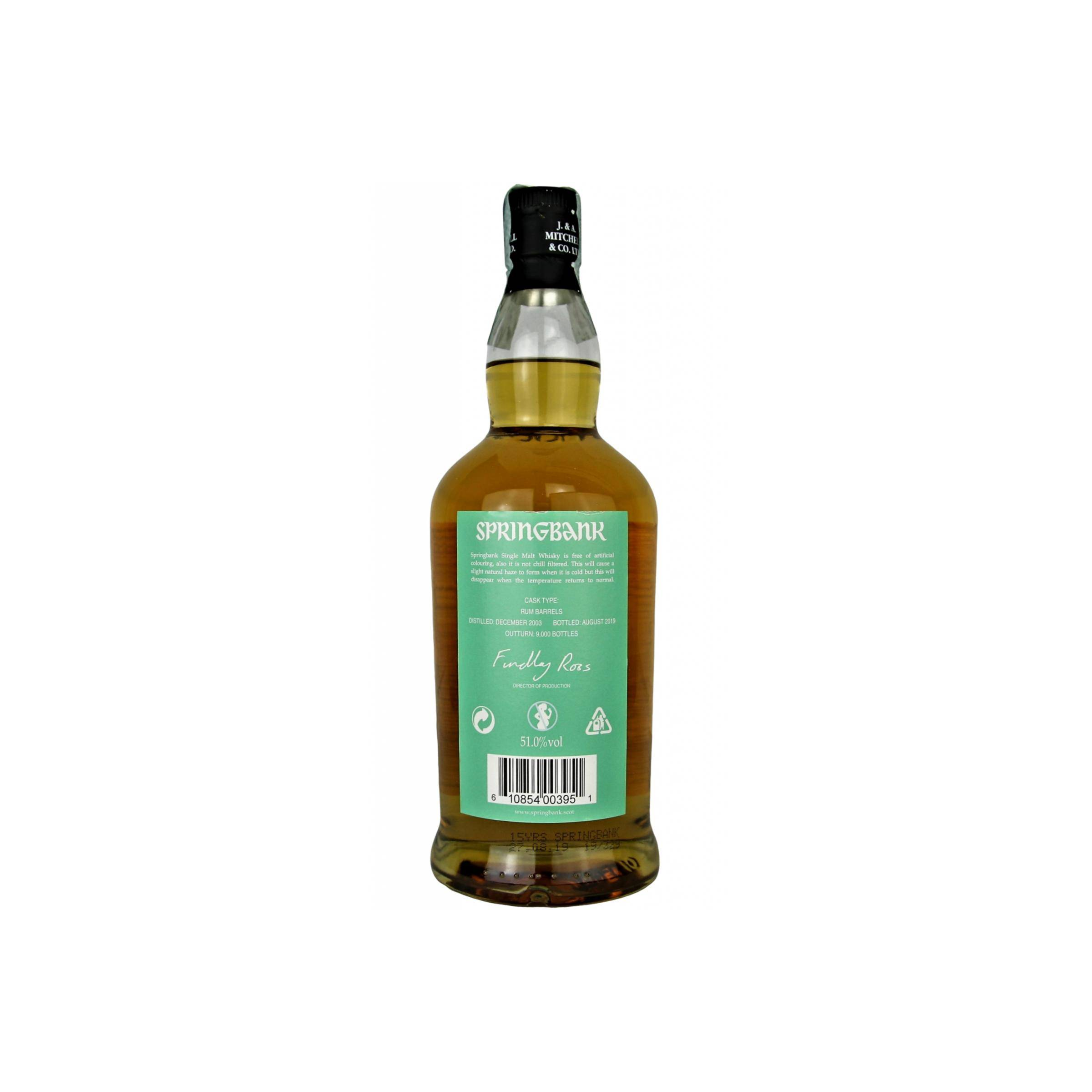 Springbank 2003 15 Years Single Malt Whisky 2
