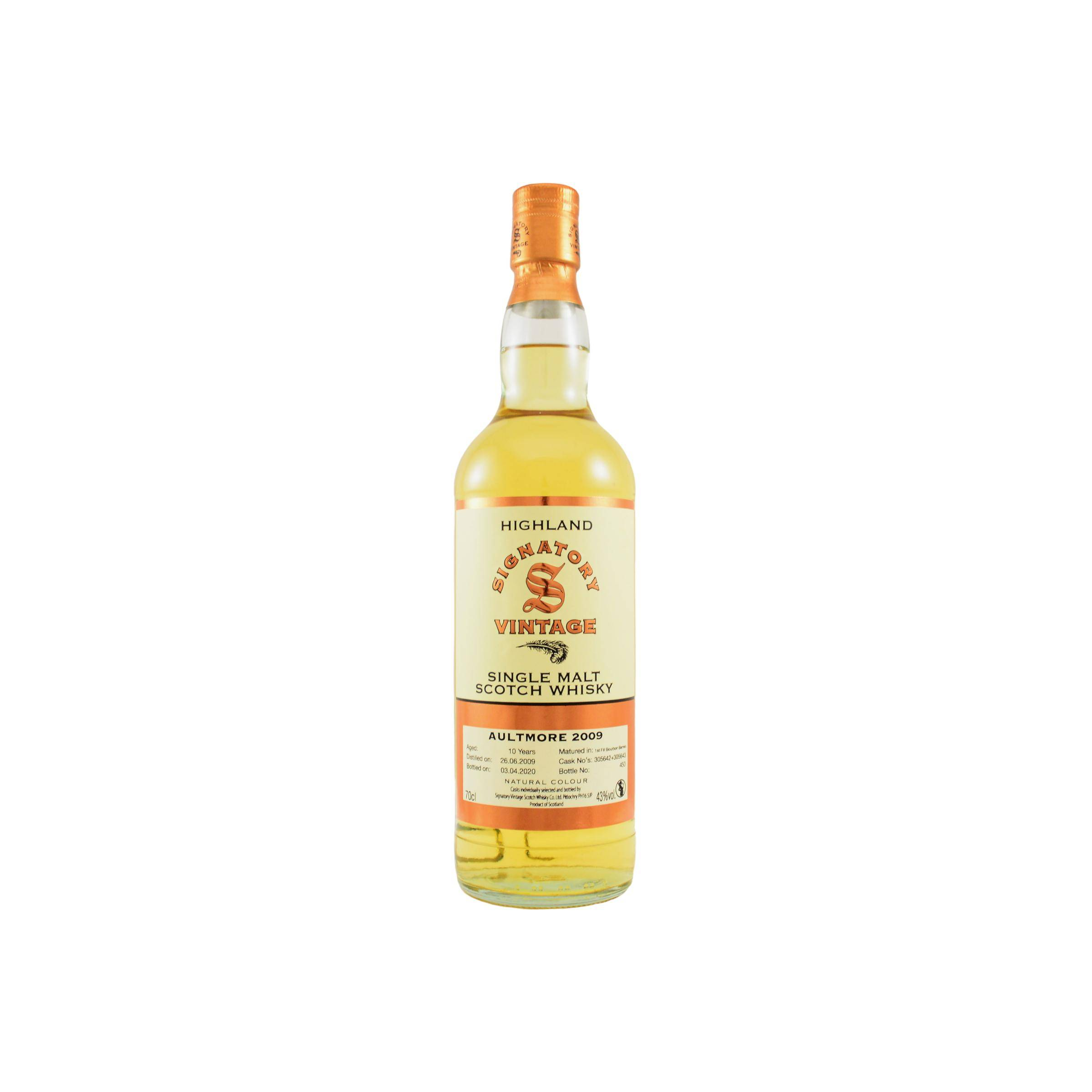 Aultmore Vintage Collection 2009 10 Years Single Malt Whisky