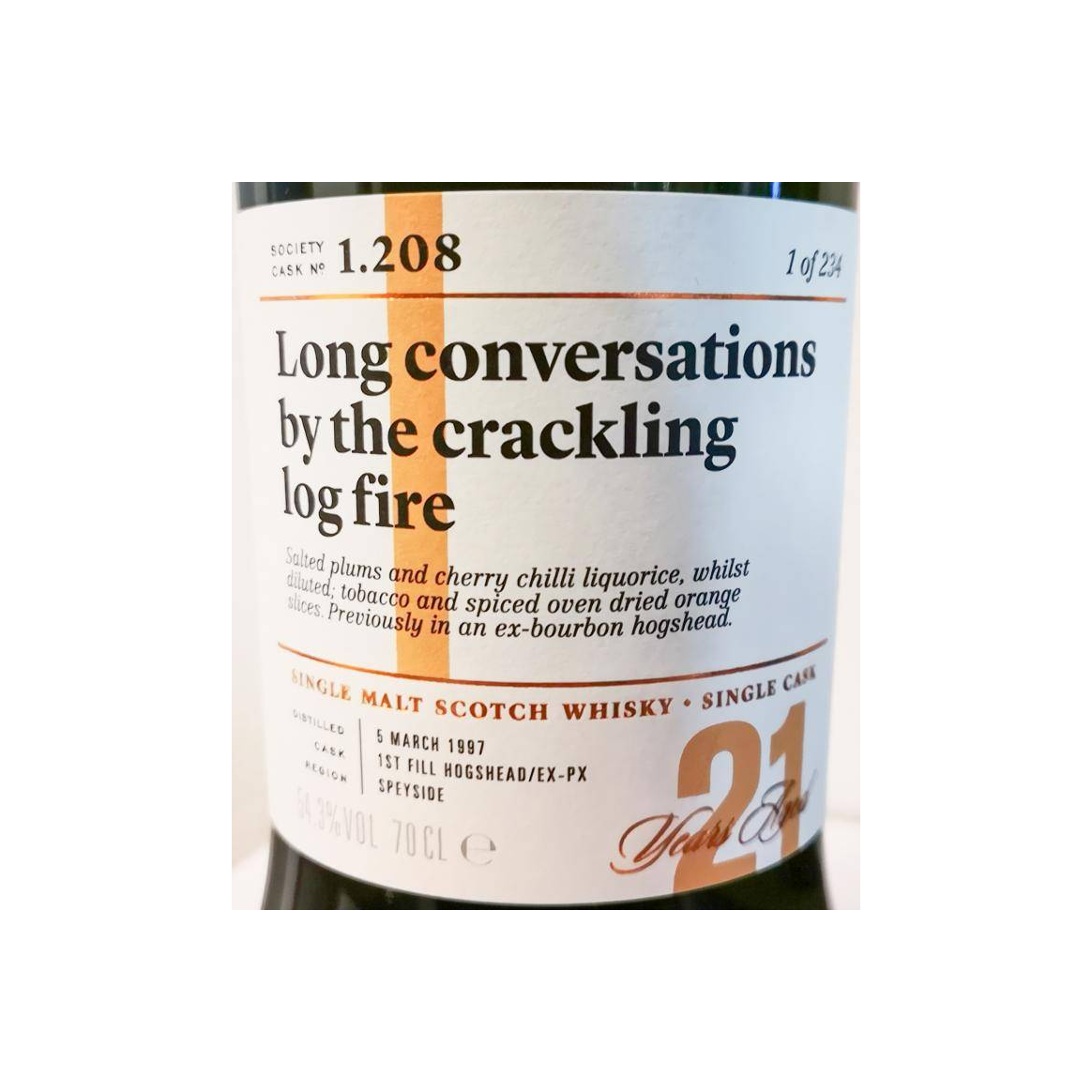 The Scotch Malt Whisky Society 1997 21 Years Single Malt Whisky 2