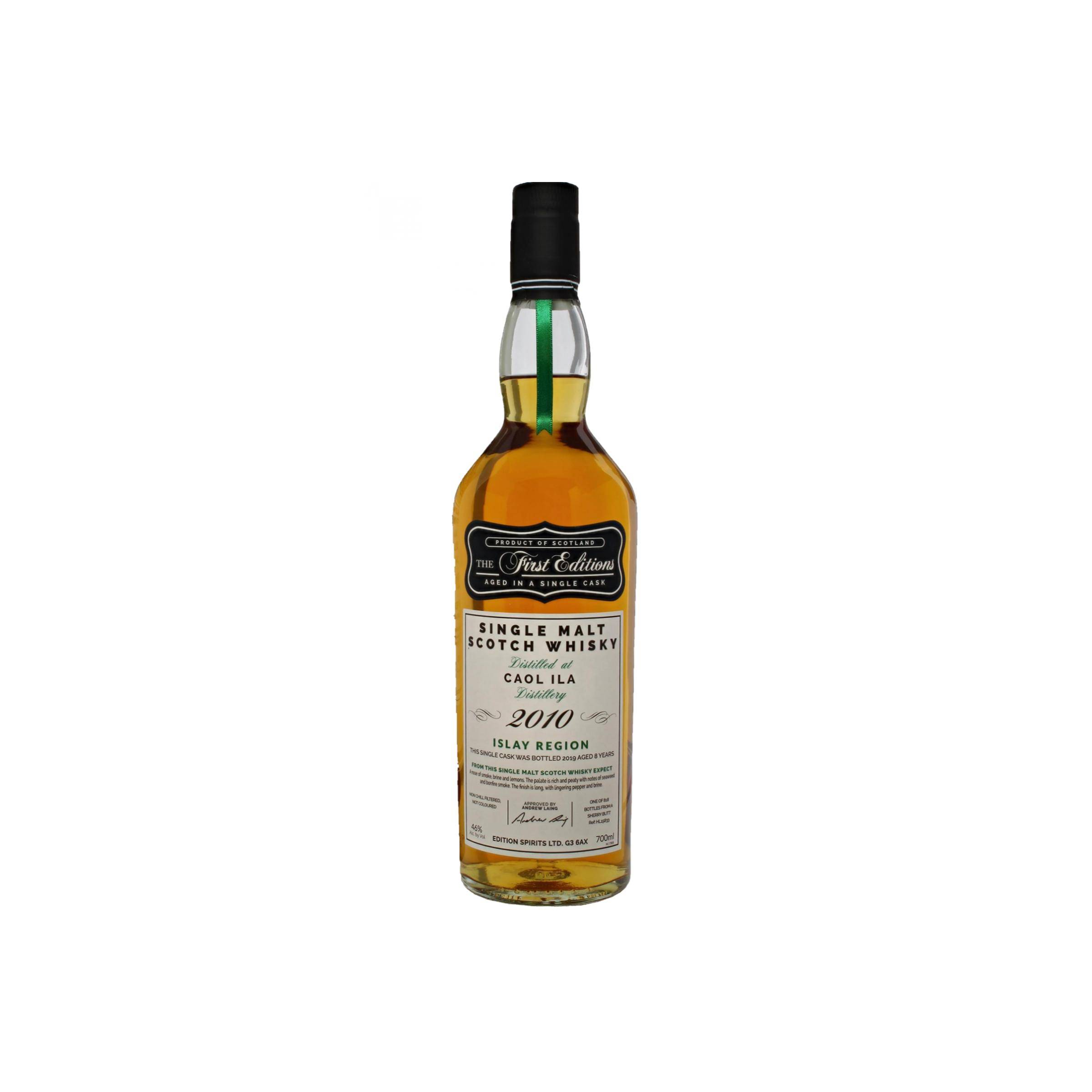 Caol Ila The First Editions 2010 8 Years Single Malt Whisky