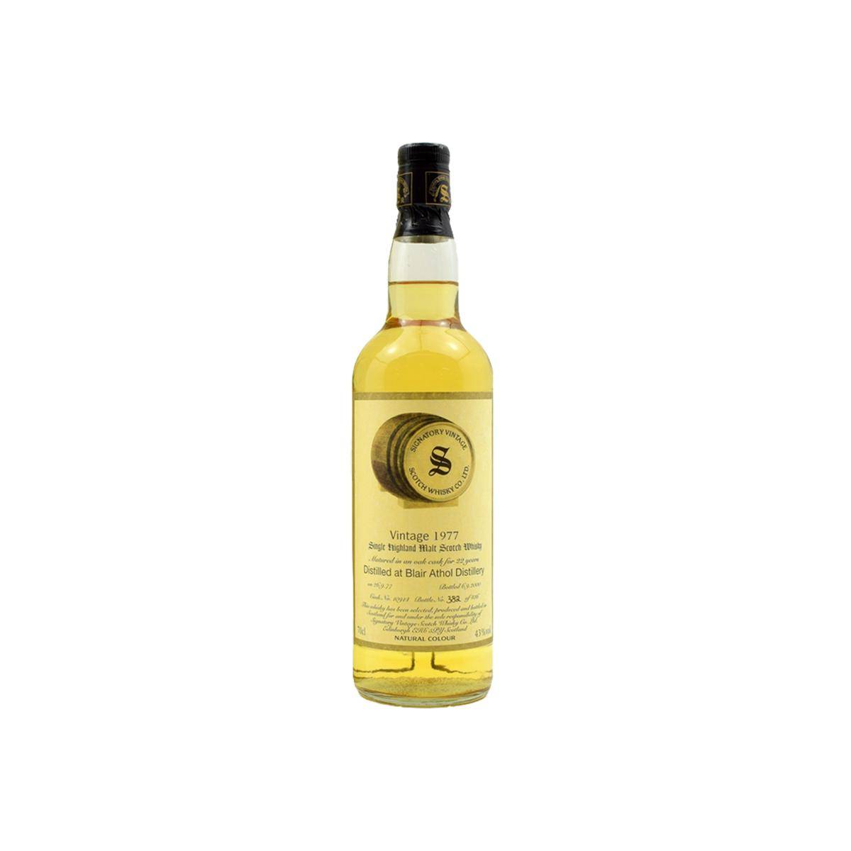 Blair Athol Vintage Collection 1977 22 Years Single Malt Whisky