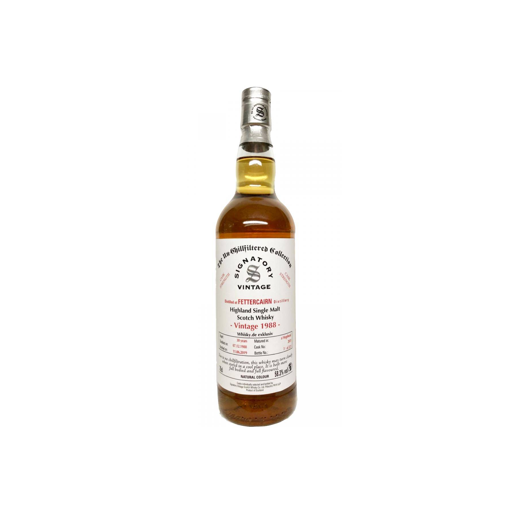 Fettercairn 1988 30 Years Single Malt Whisky
