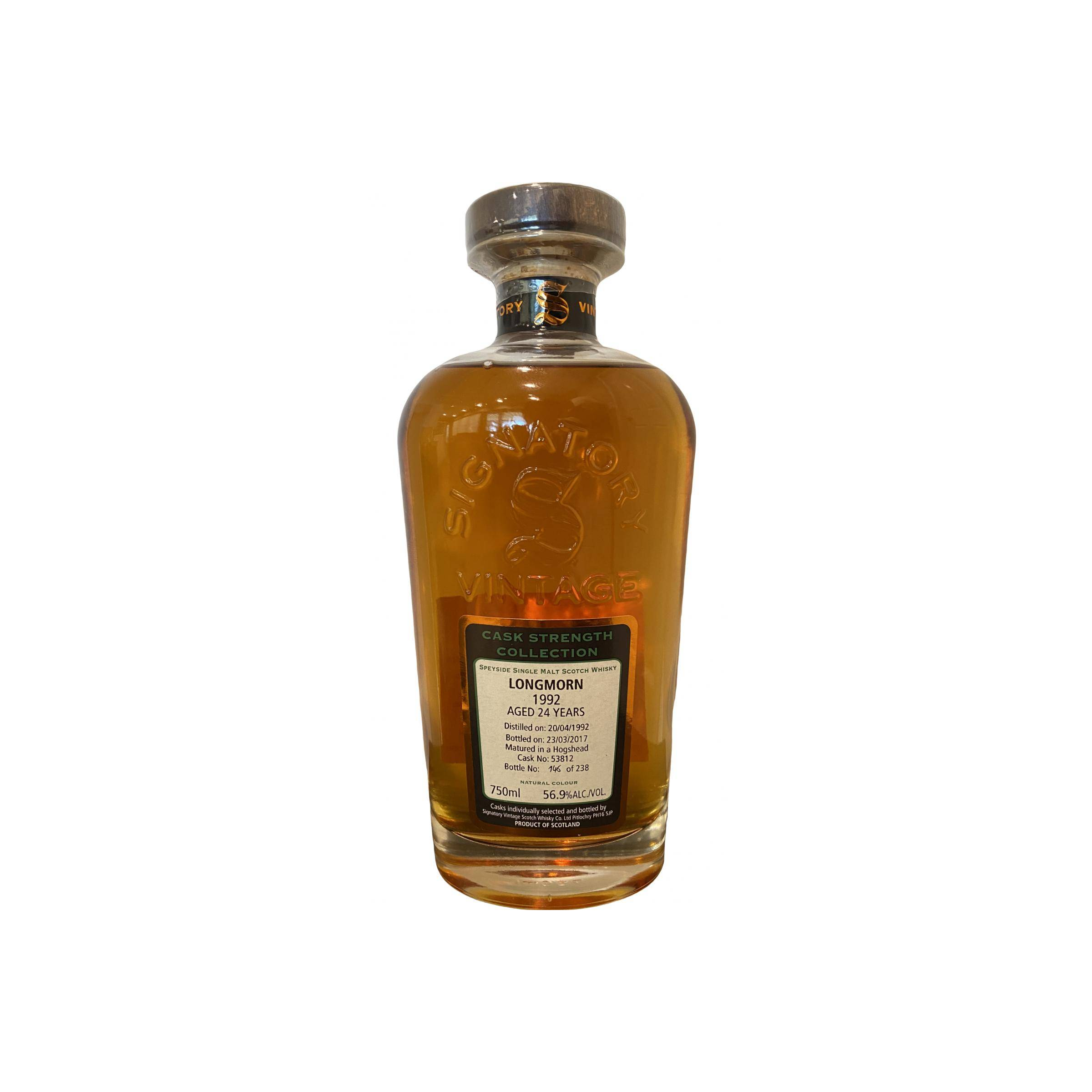 Longmorn Cask Strength Collection 1992 24 Years Single Malt Whisky