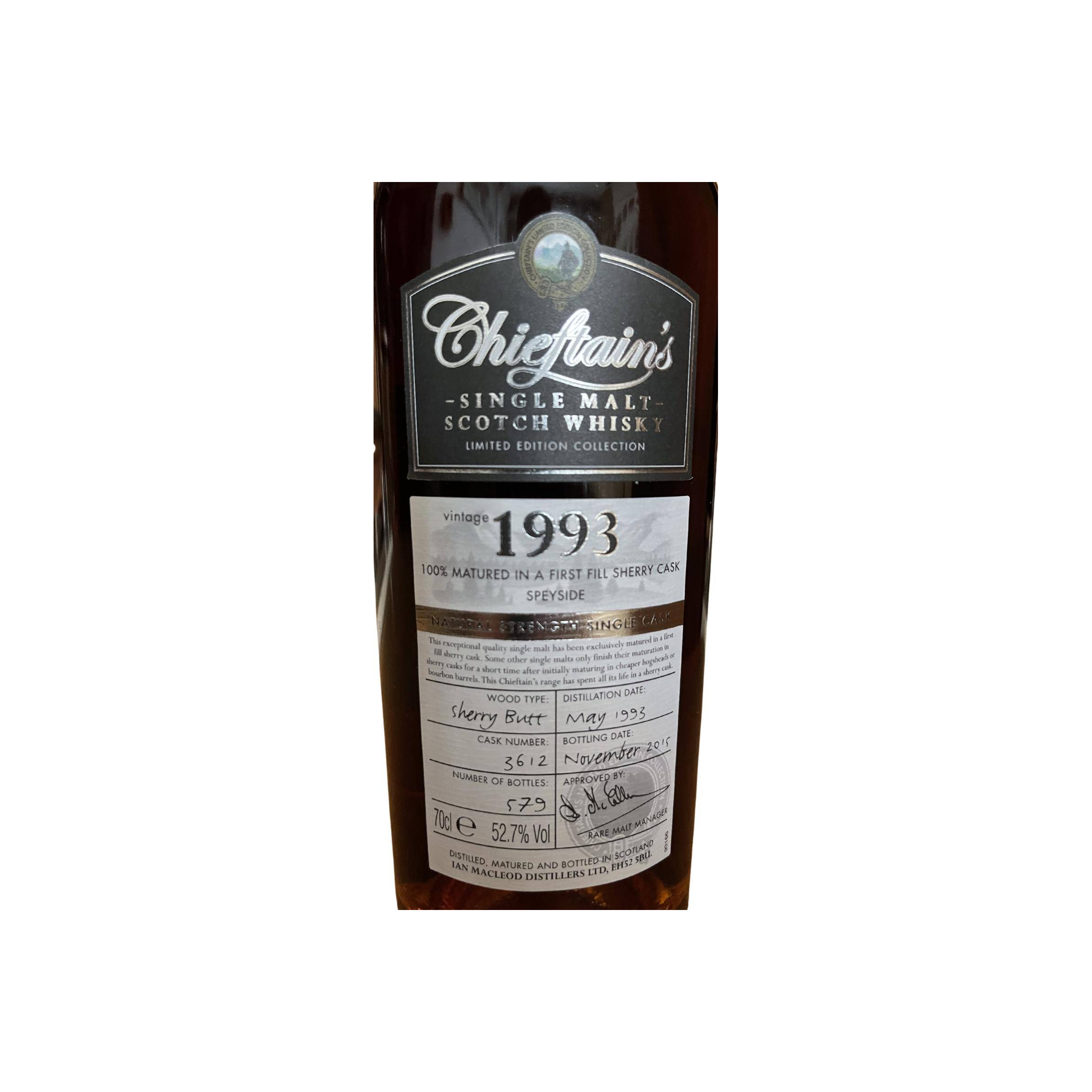 Ian Macleod 1993 22 Years Single Malt Whisky 3