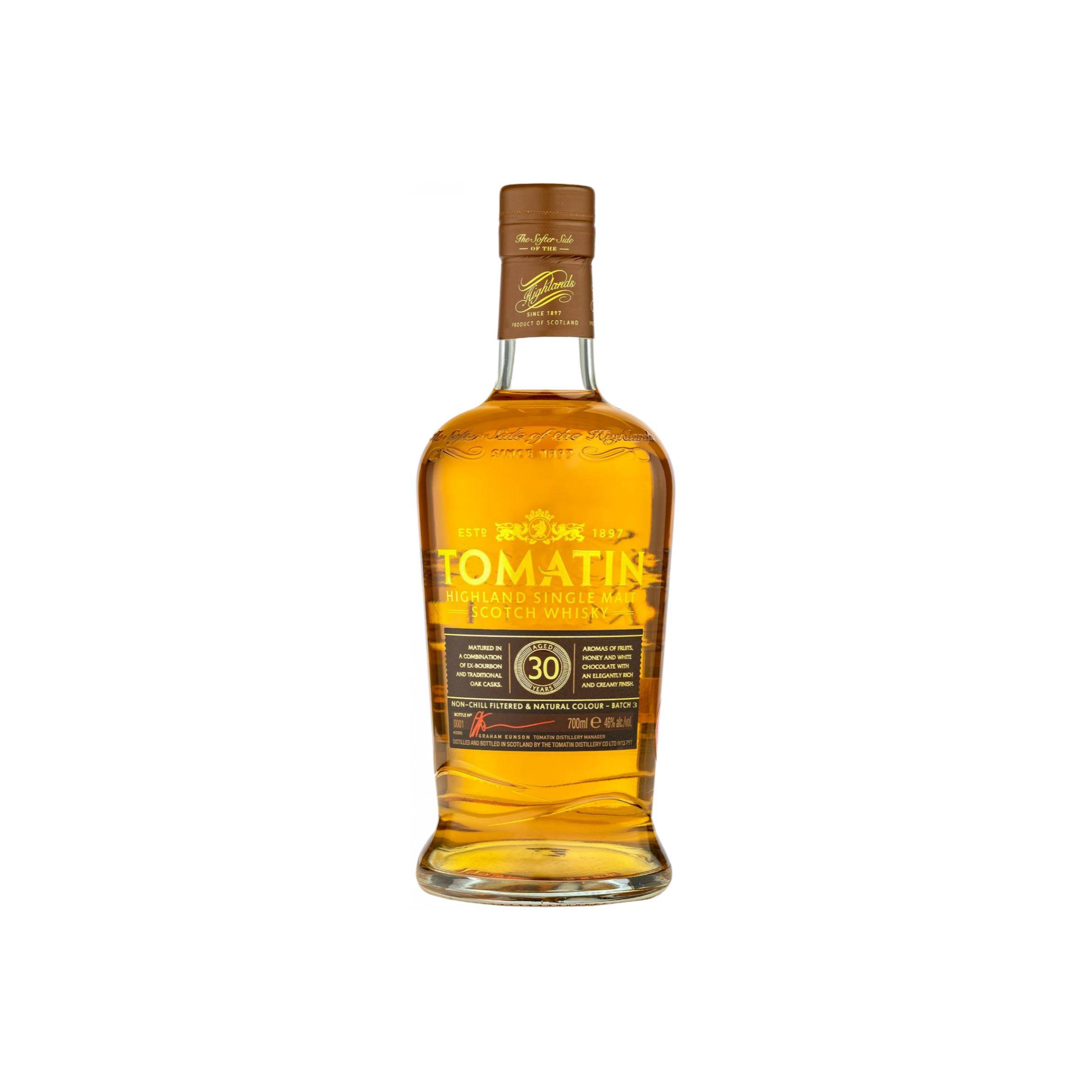 Tomatin 30 Years Single Malt Whisky
