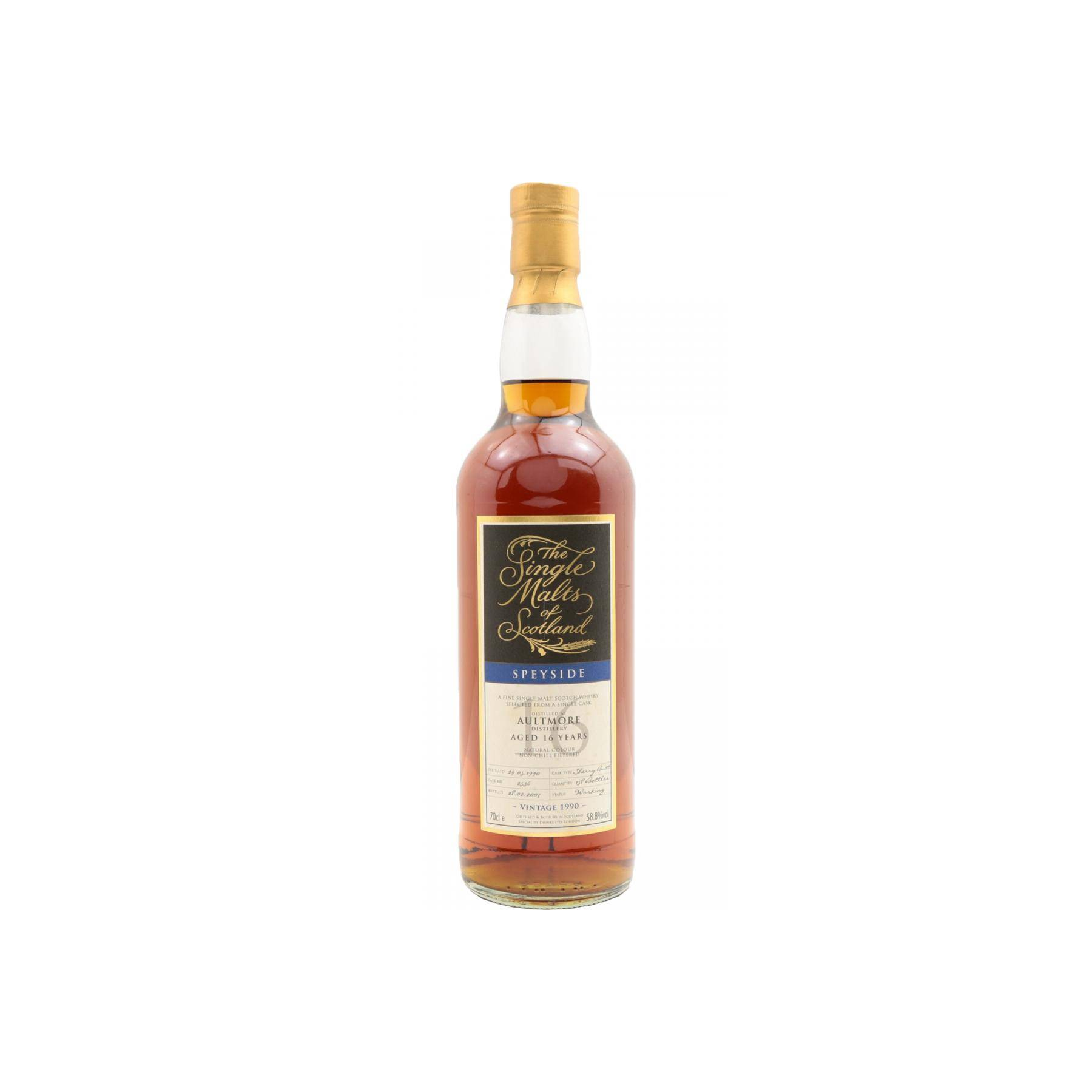 Aultmore The Single Malts of Scotland 1990 16 Years Single Malt Whisky