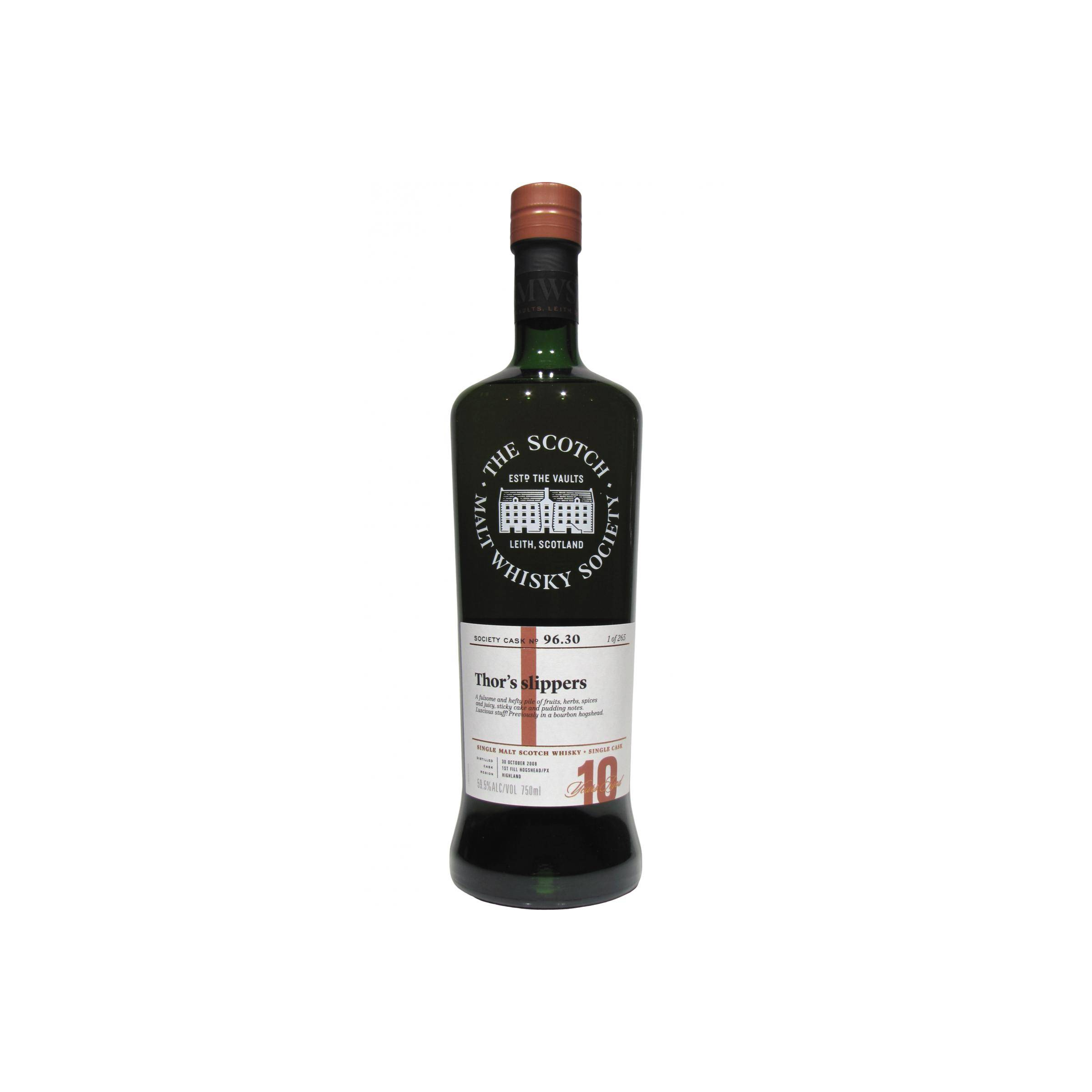 The Scotch Malt Whisky Society 2008 10 Years Single Malt Whisky