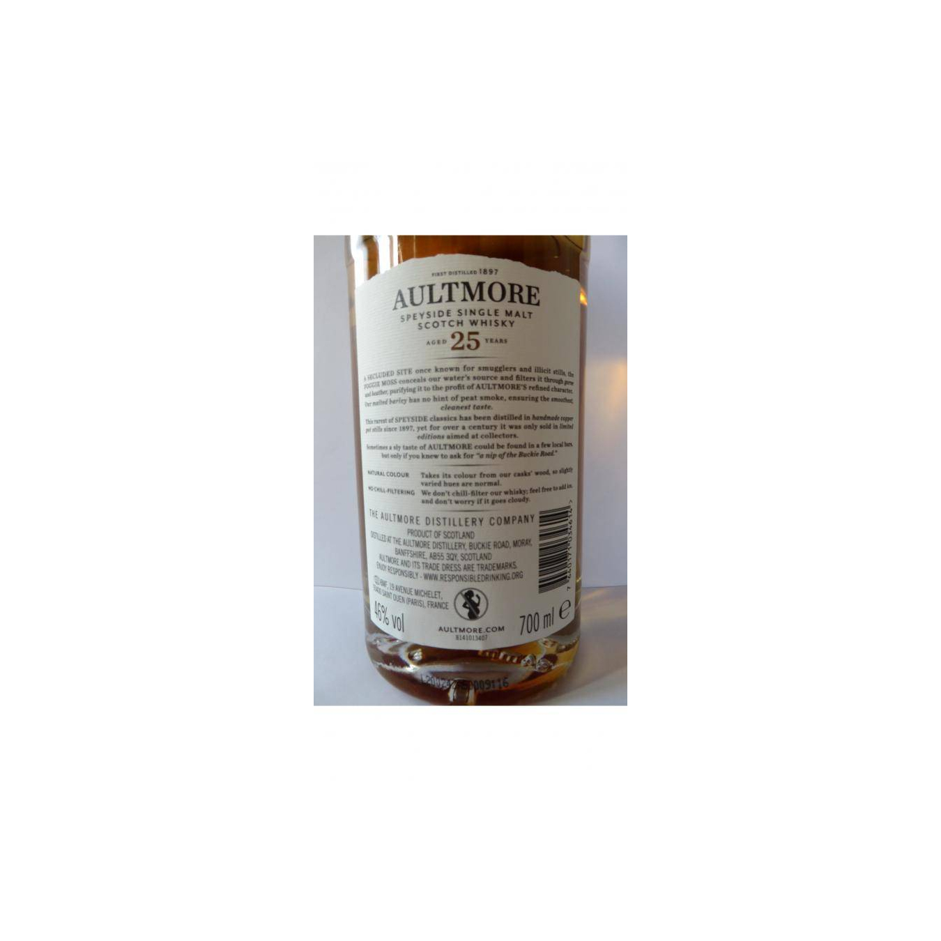 Aultmore 25 Years Single Malt Whisky 3