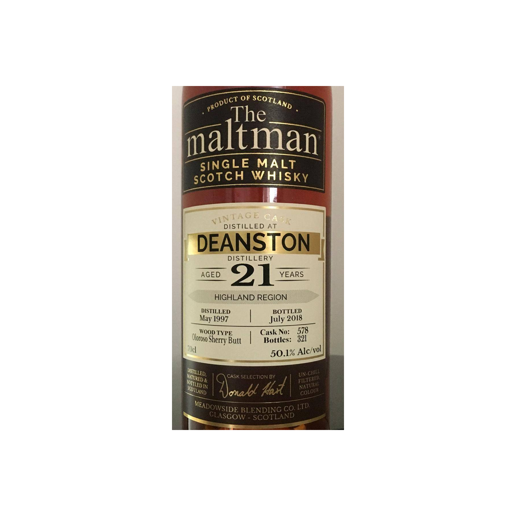 Deanston 1997 21 Years Single Malt Whisky 2