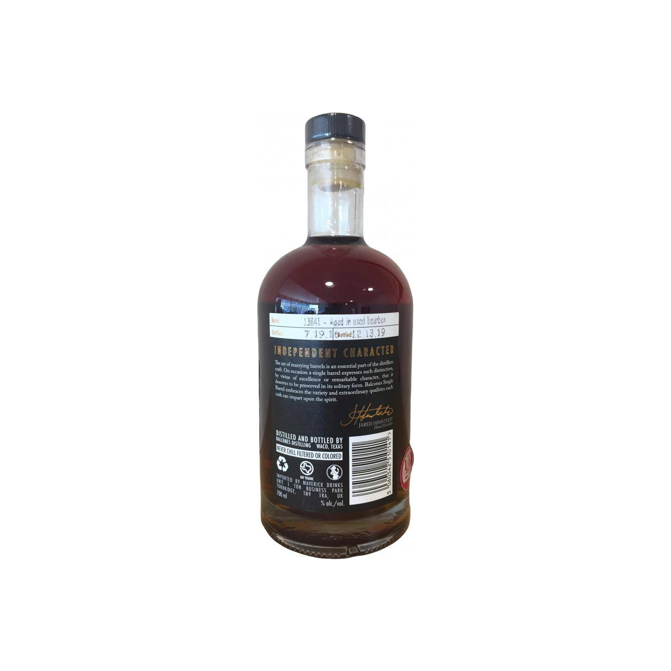 Balcones 2016 3 Years Single Malt Whisky 2