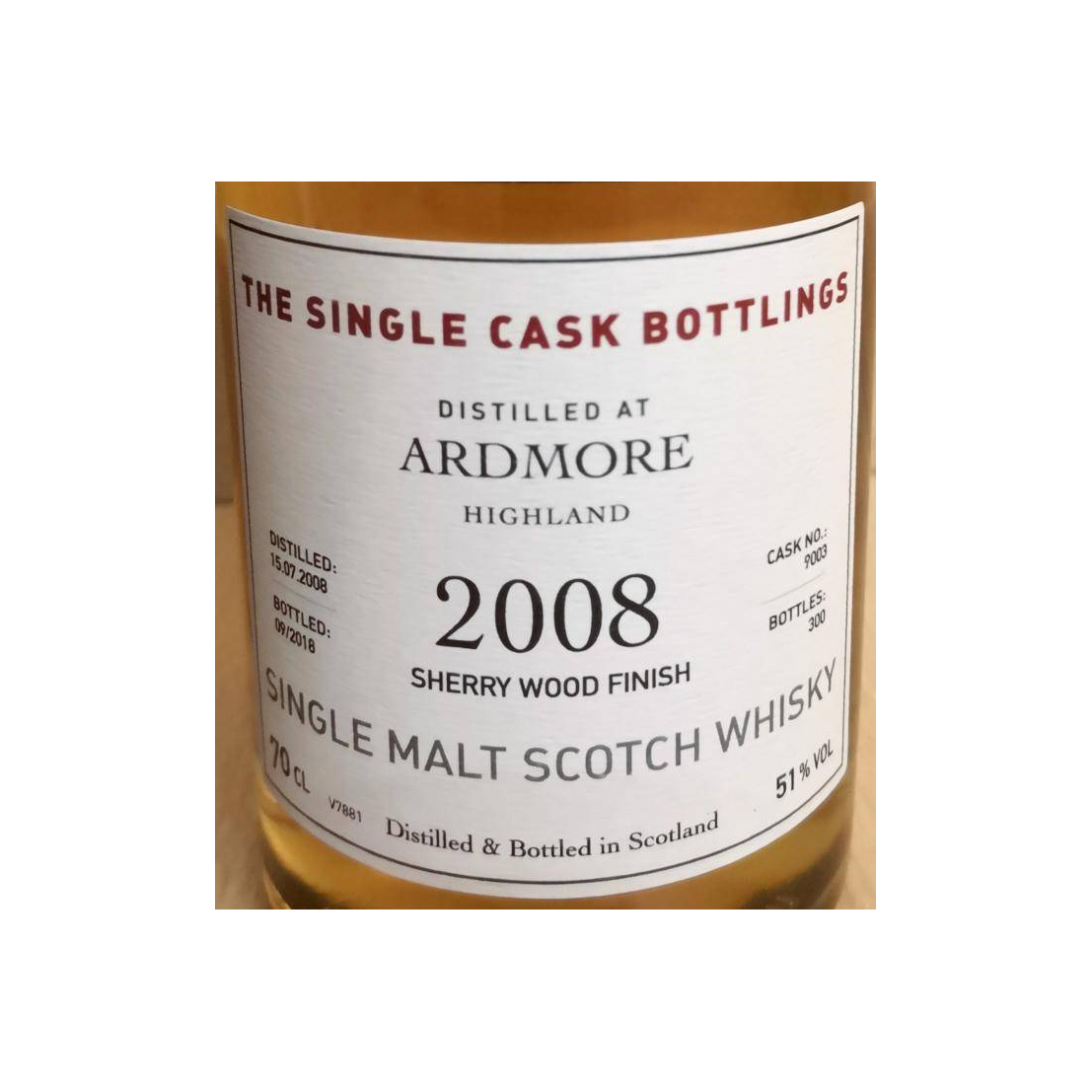 Ardmore 2008 10 Years Single Malt Whisky 2
