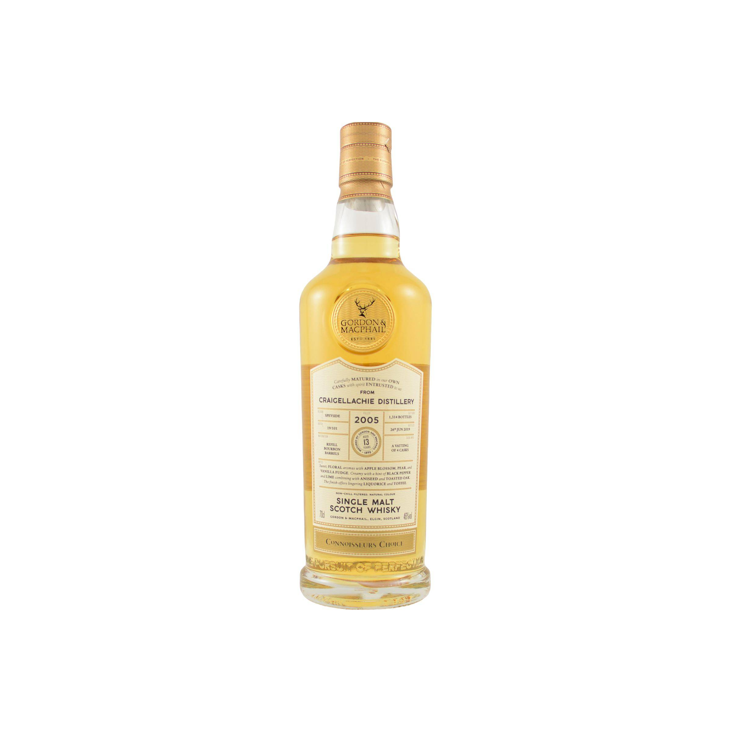 Craigellachie Connoisseurs Choice 2005 13 Years Single Malt Whisky