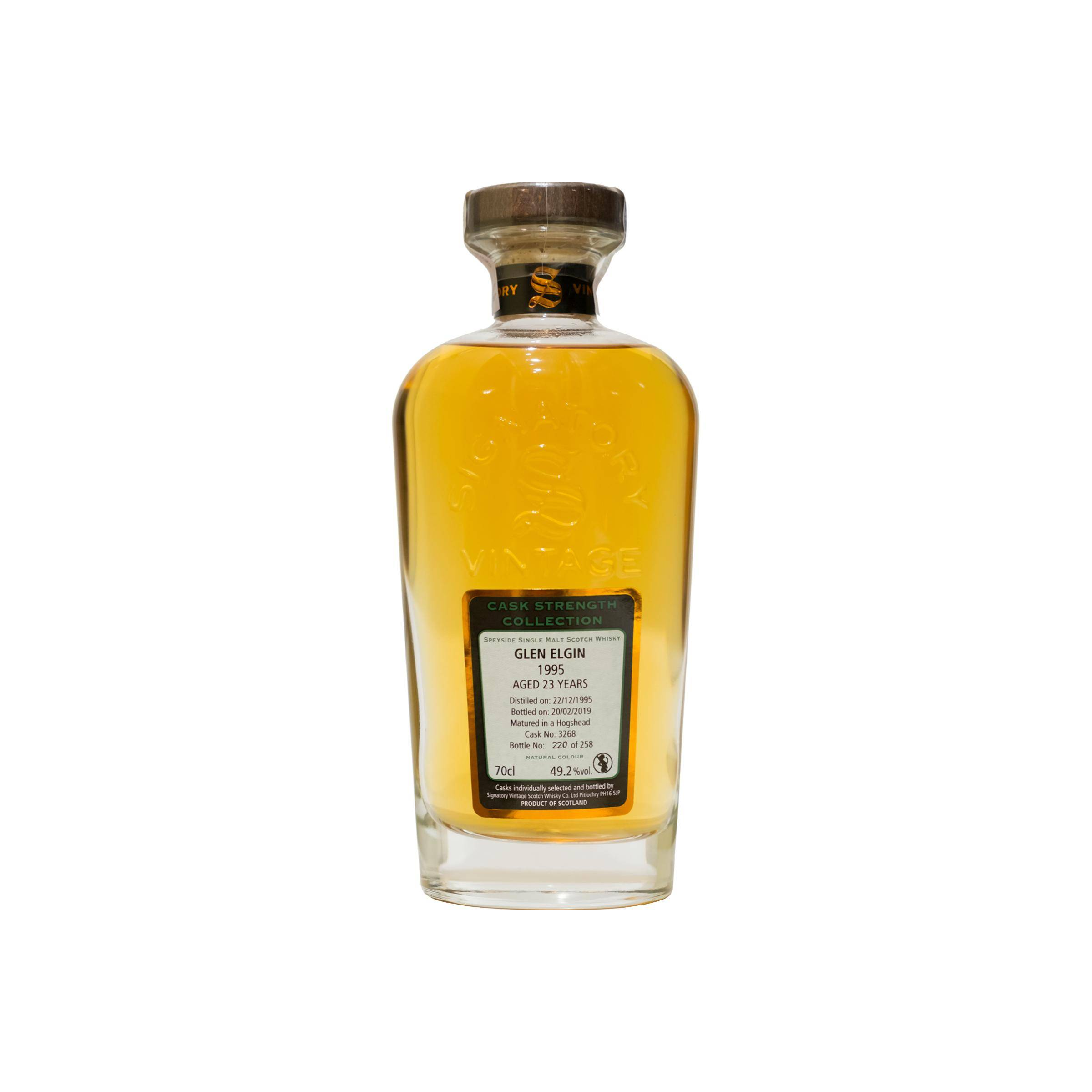 Glen Elgin Cask Strength Collection 1995 23 Years Single Malt Whisky