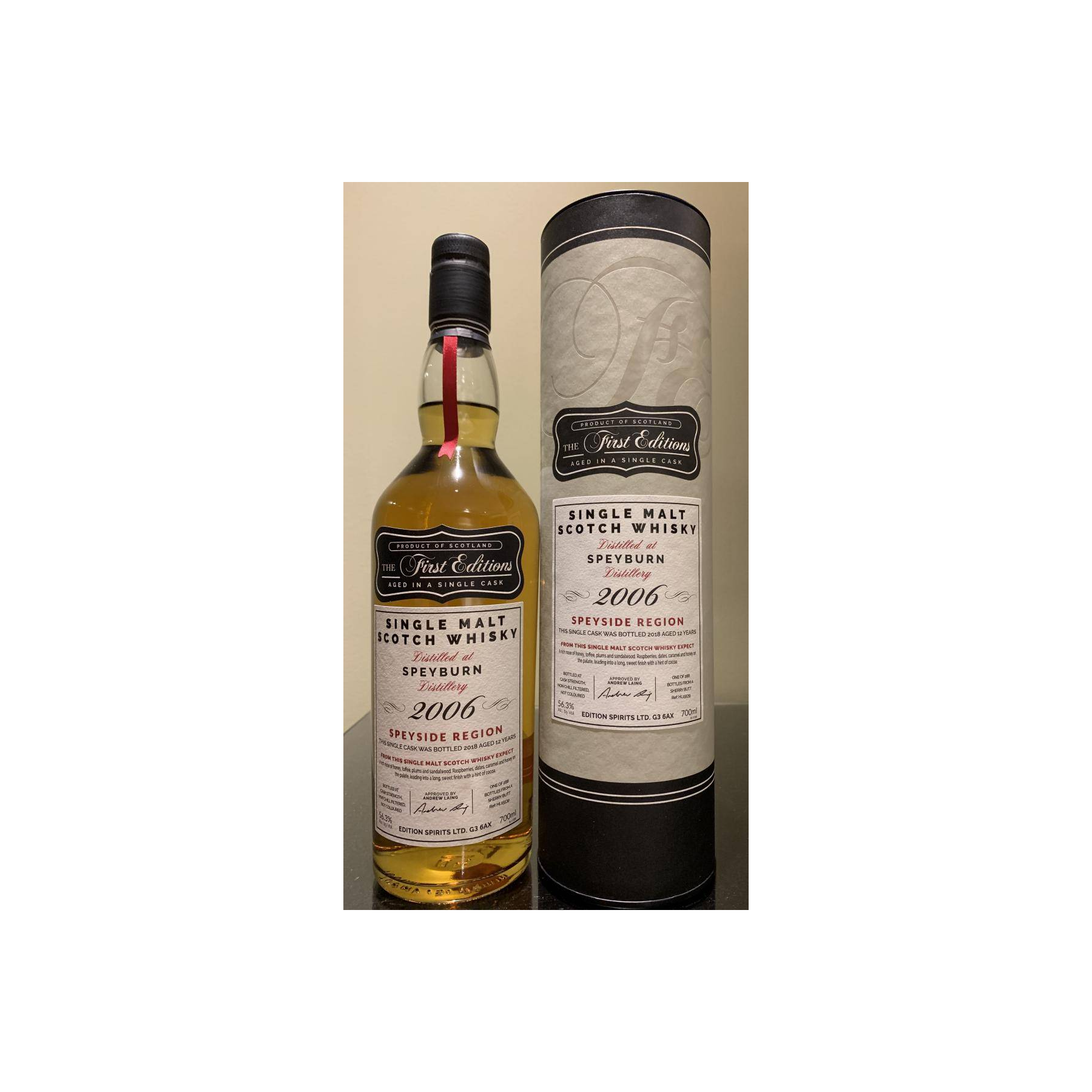 Spey The First Editions 2006 12 Years Single Malt Whisky 2