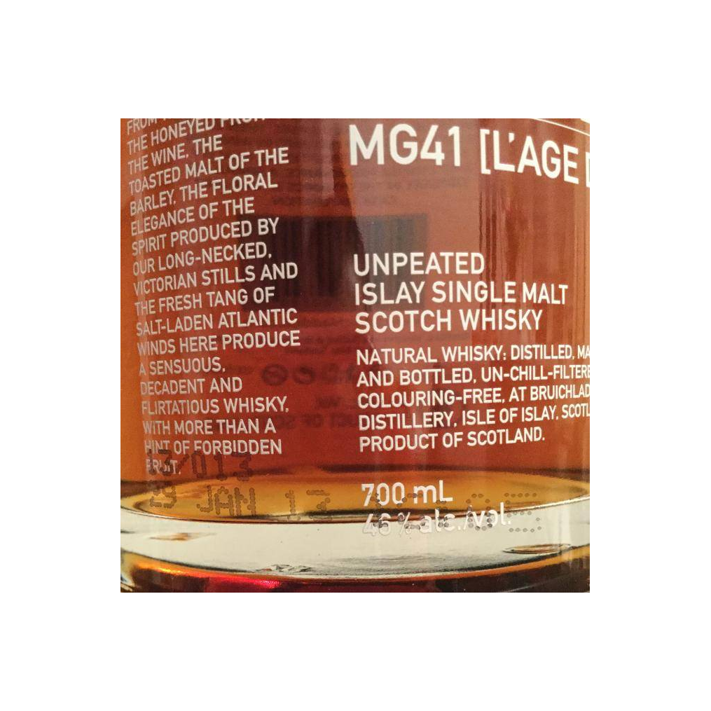 Bruichladdich 21 Years Single Malt Whisky 3