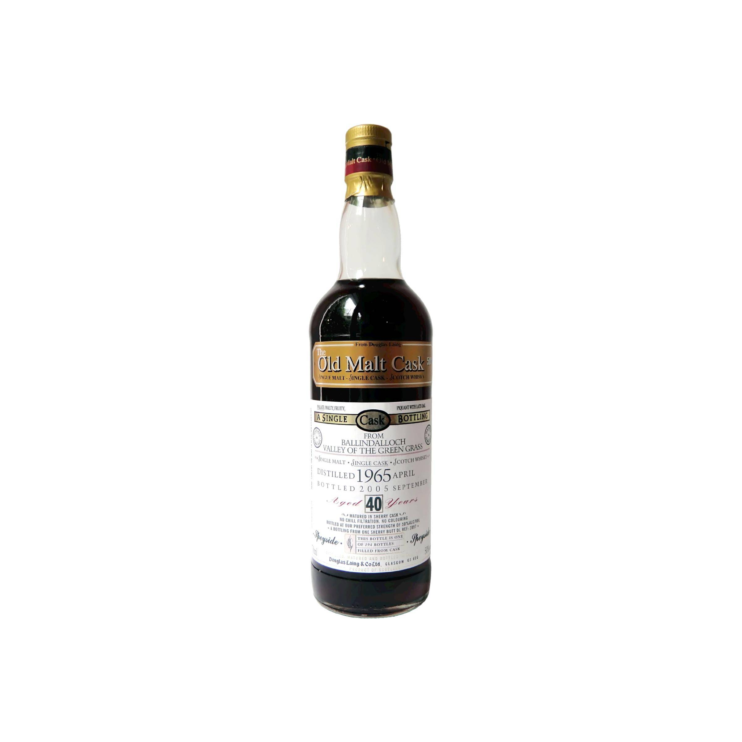 Douglas Laing Old Malt Cask 1965 40 Years Single Malt Whisky