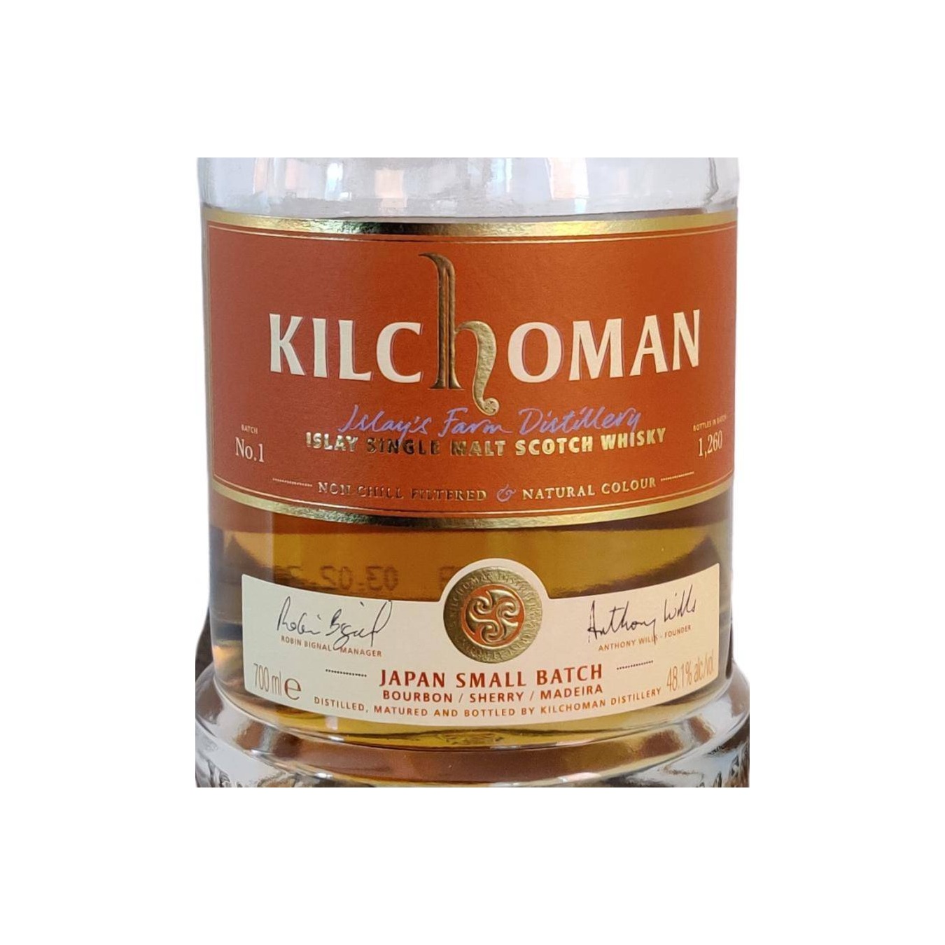 Kilchoman Single Malt Whisky