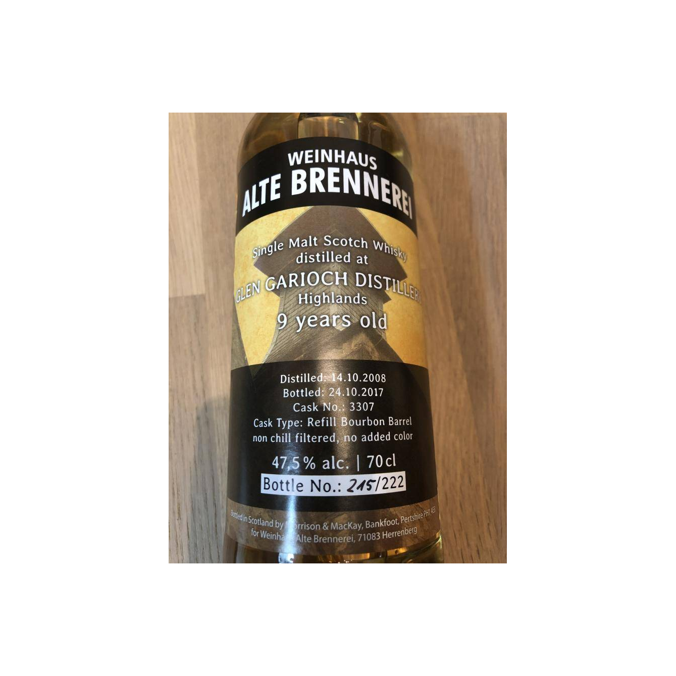 Glen Garioch 2008 9 Years Single Malt Whisky 2