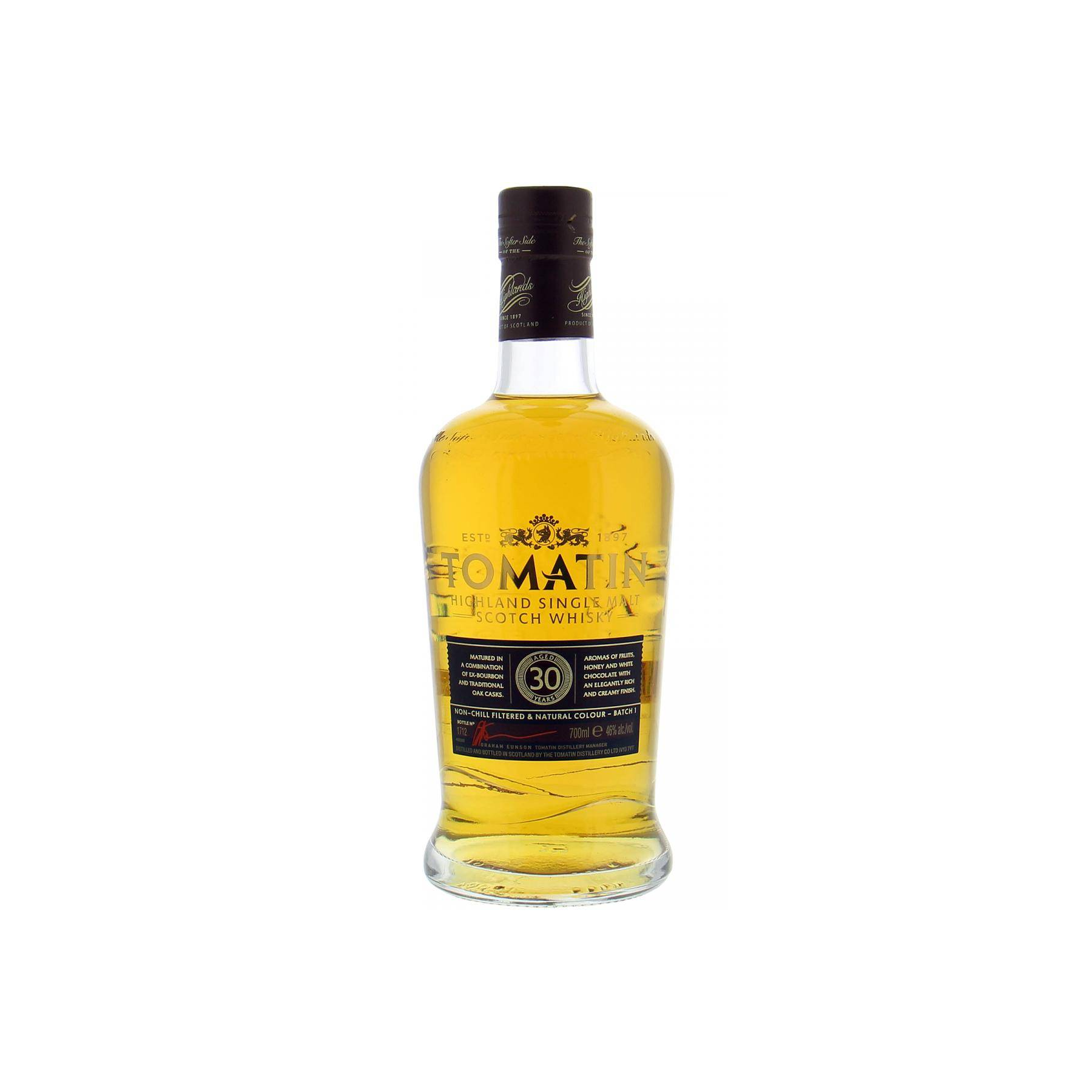 Tomatin 30 Years Single Malt Whisky