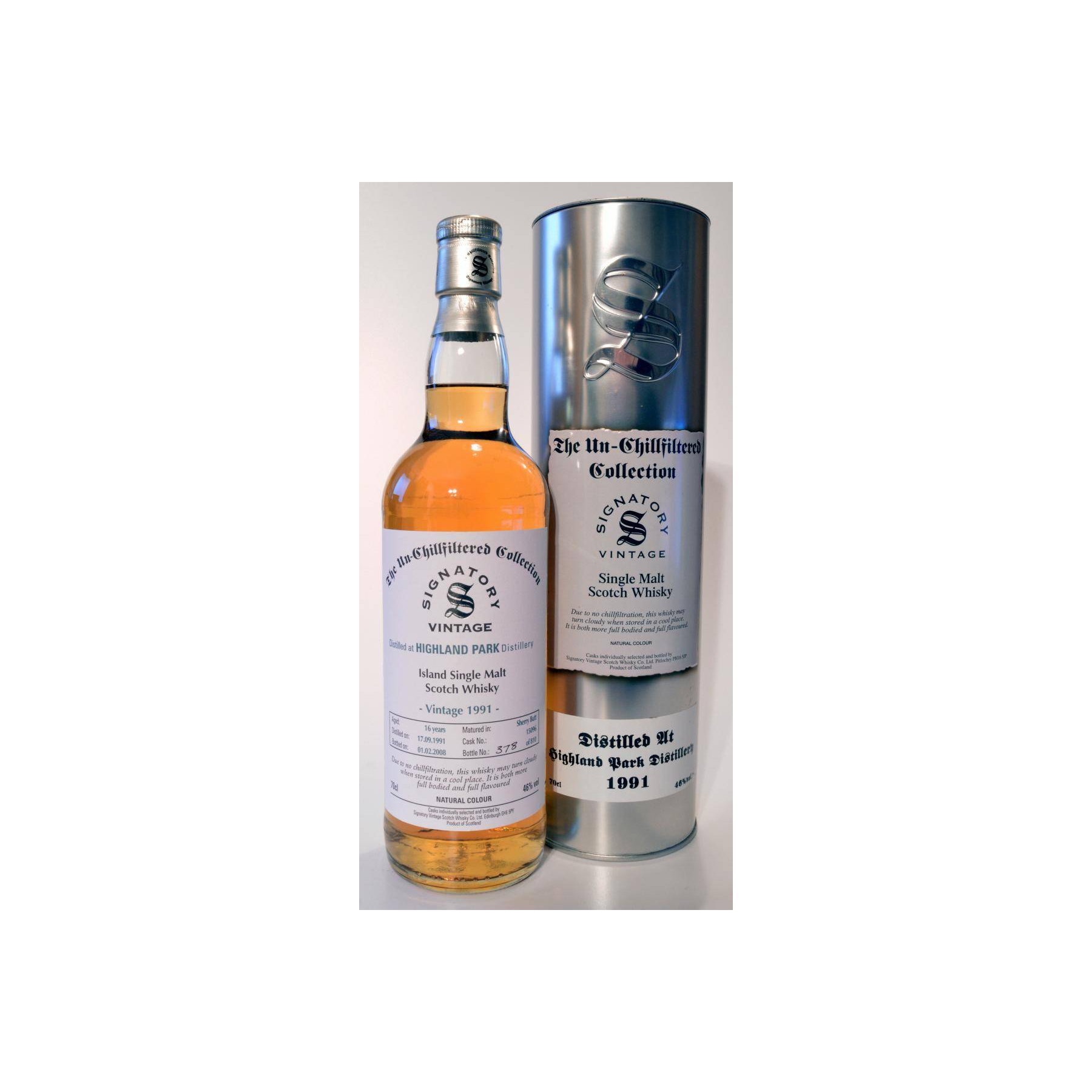 Highland Park The Un-Chillfiltered Collection 1991 16 Years Single Malt Whisky 2