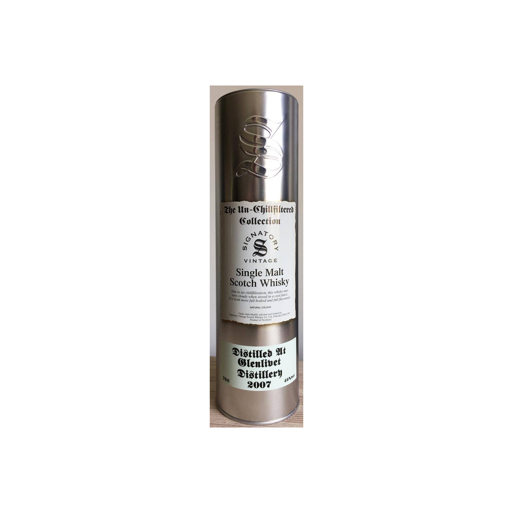 The Glenlivet The Un-Chillfiltered Collection 2007 10 Years Single Malt Whisky 2