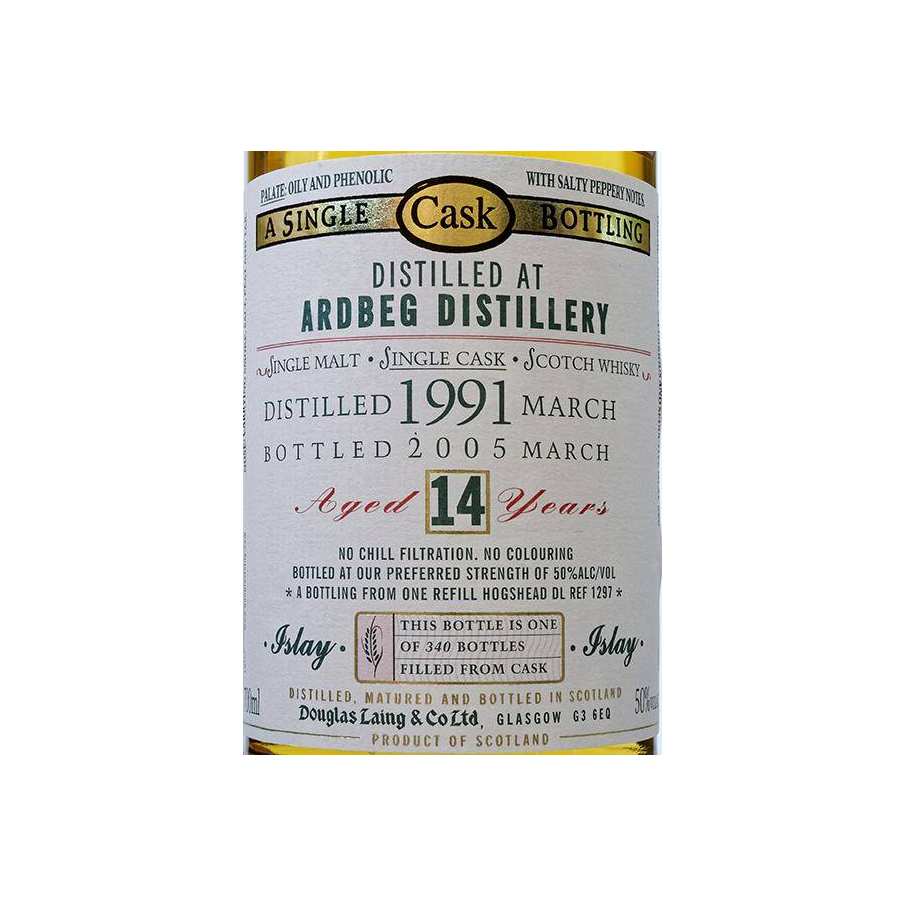 Ardbeg Old Malt Cask 1991 14 Years Single Malt Whisky 2