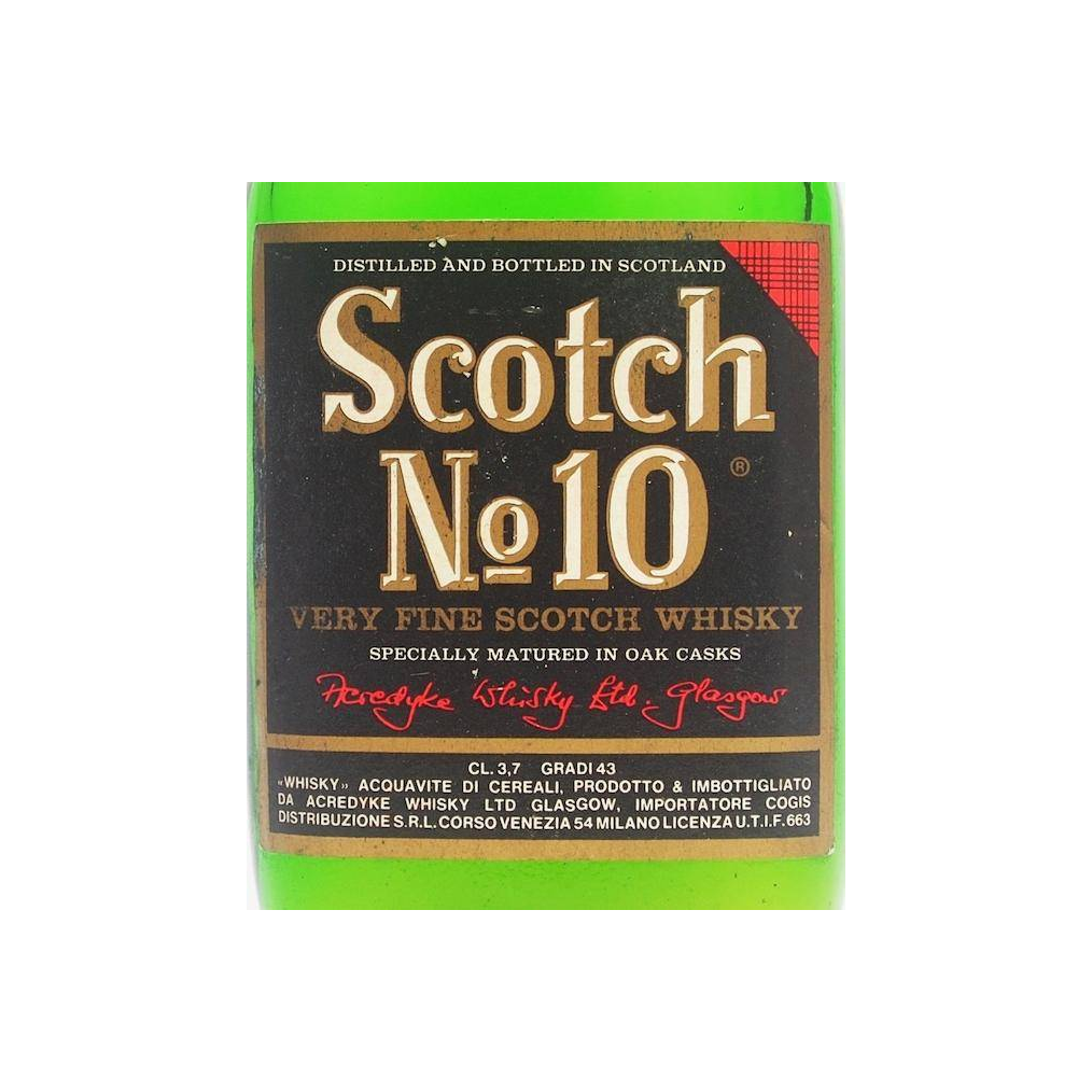 Scotch No. 10 Very Fine Scotch Whisky 3
