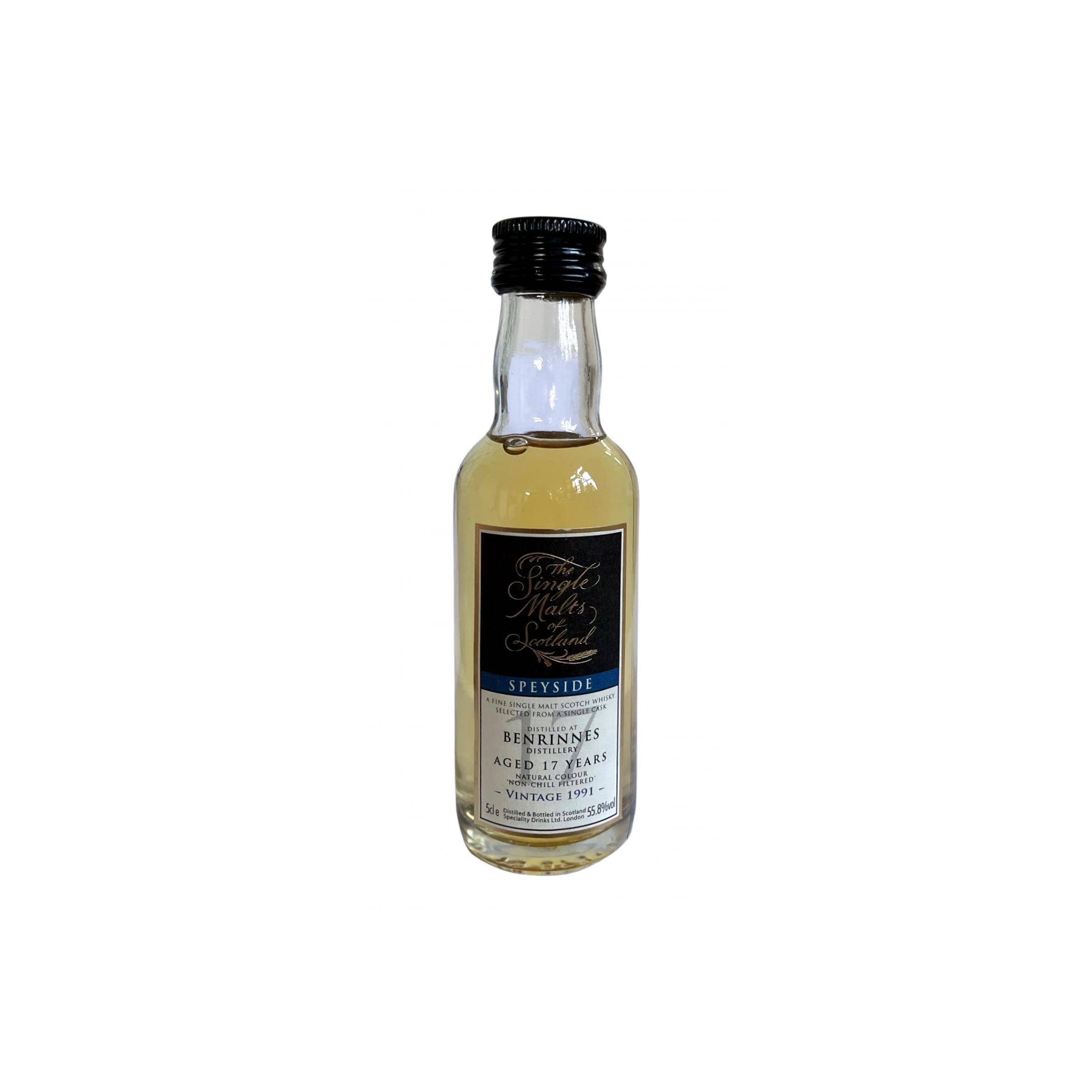 Benrinnes The Single Malts of Scotland 1991 17 Years Single Malt Whisky