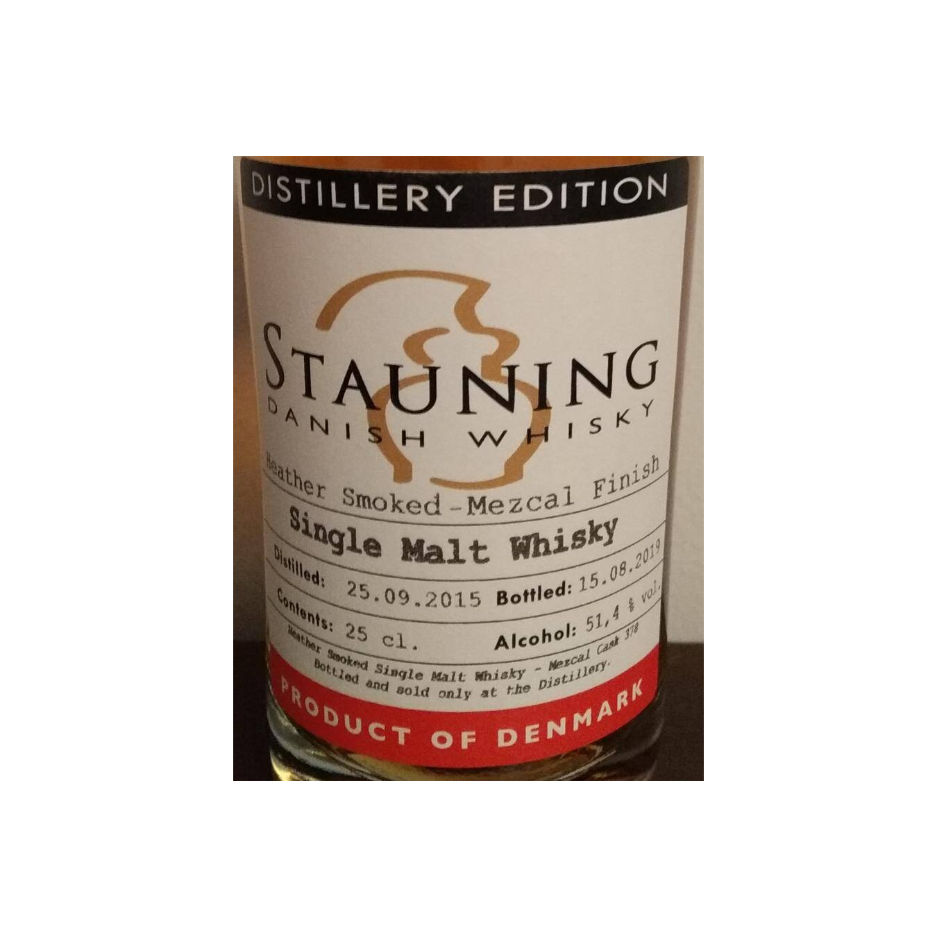 Stauning 2015 3 Years Single Malt Whisky