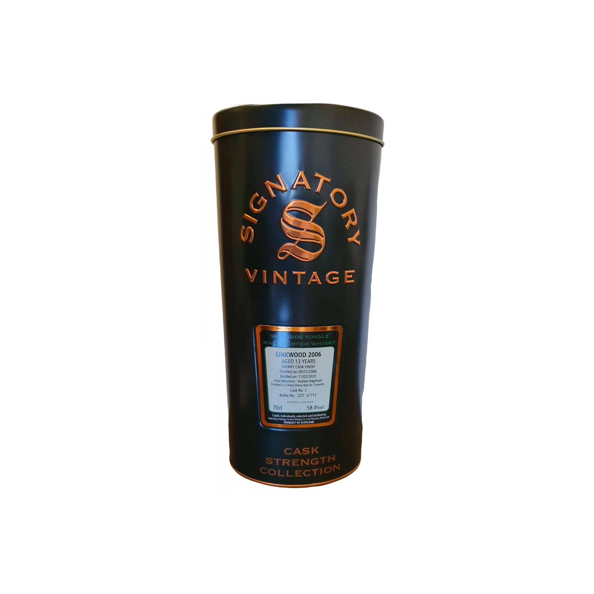 Linkwood Cask Strength Collection 2006 13 Years Single Malt Whisky 2