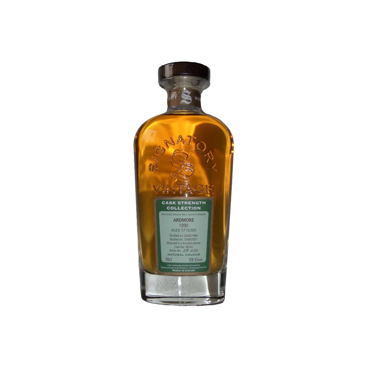Ardmore Cask Strength Collection 1990 17 Years Single Malt Whisky