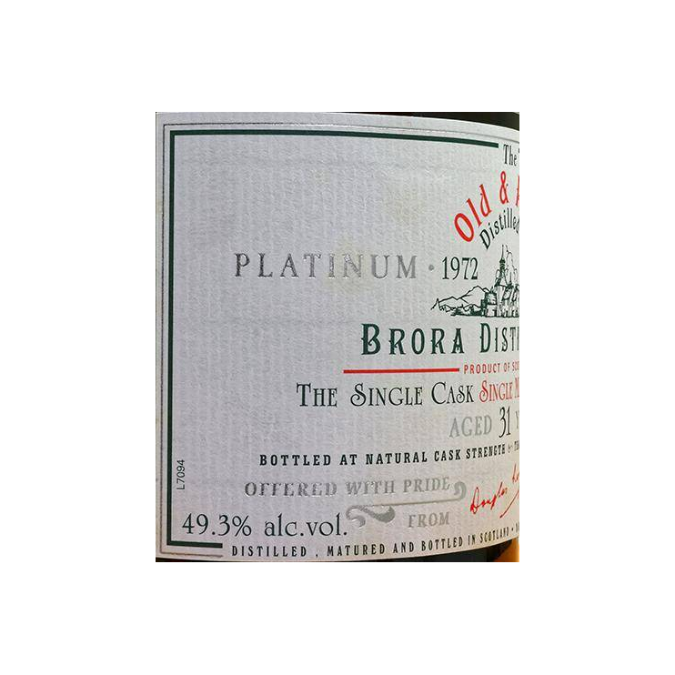 Brora 1972 31 Years Single Malt Whisky 3