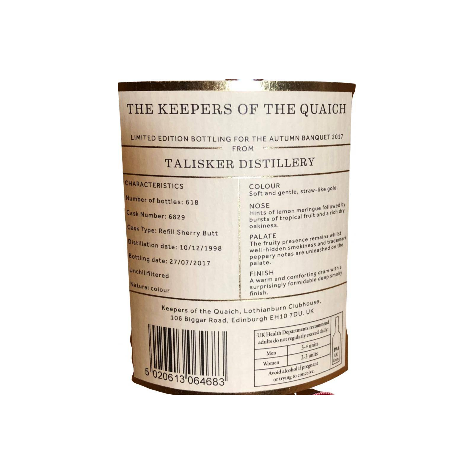 Talisker 1998 18 Years Single Malt Whisky 2