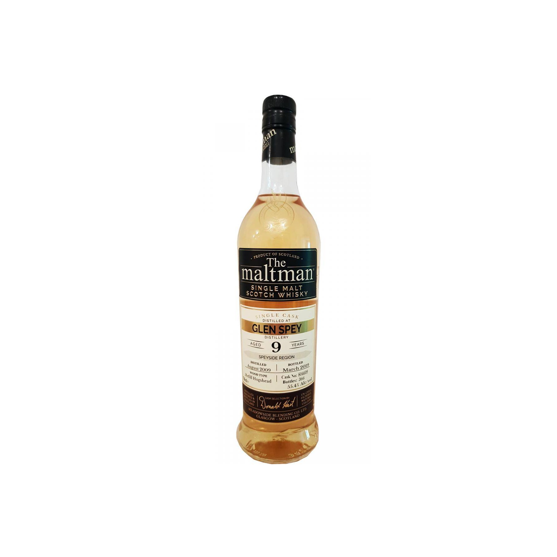 Glen Spey 2009 9 Years Single Malt Whisky