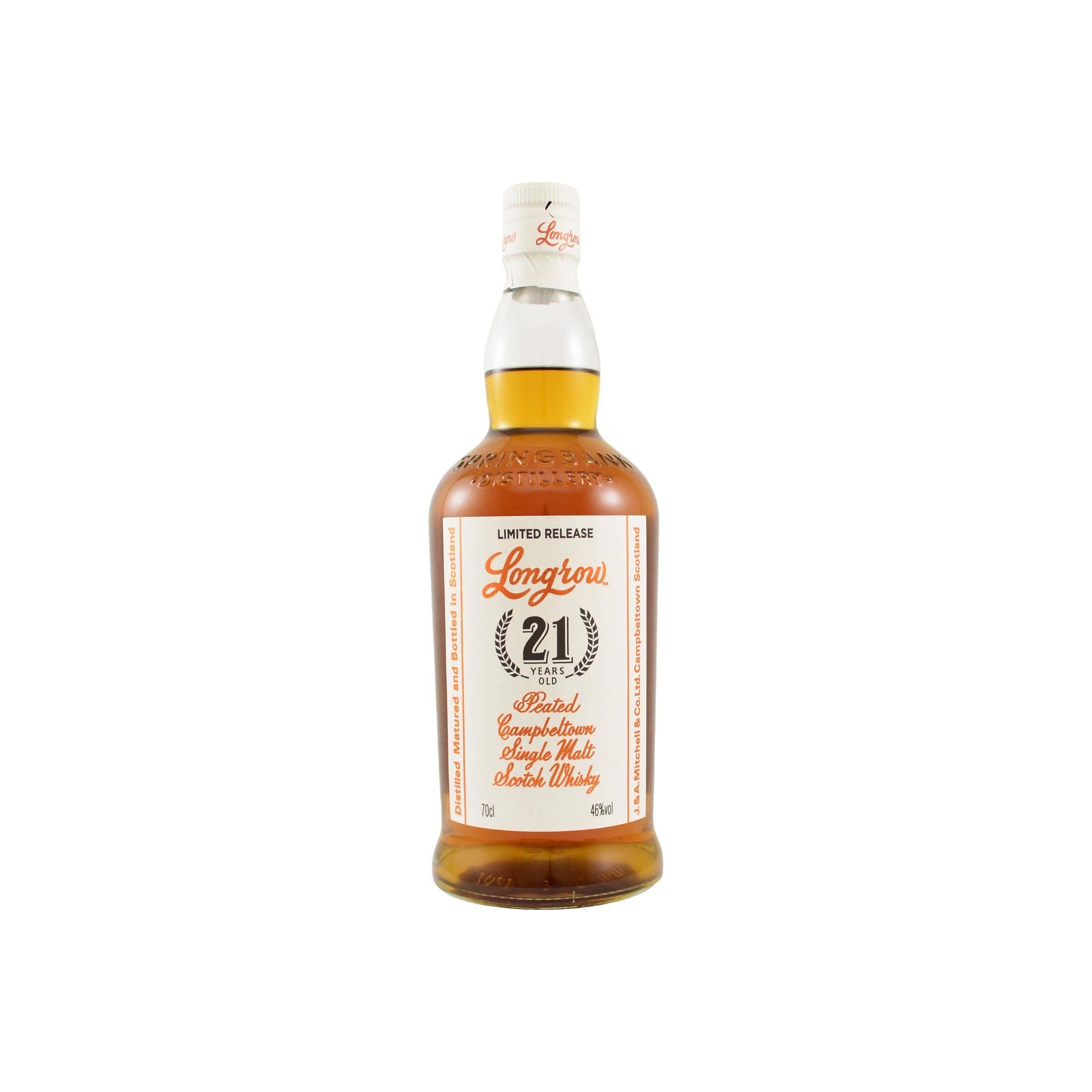 Longrow 21 Years Single Malt Whisky