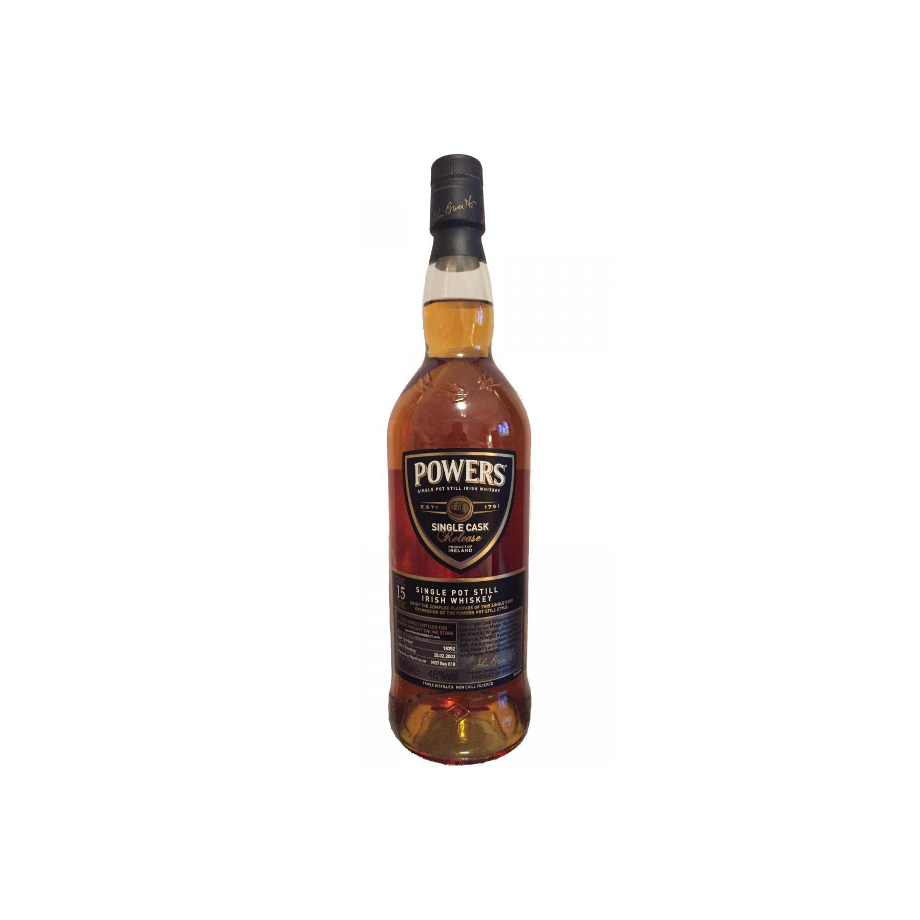 Powers 2003 15 Years Single Pot Still Whisky