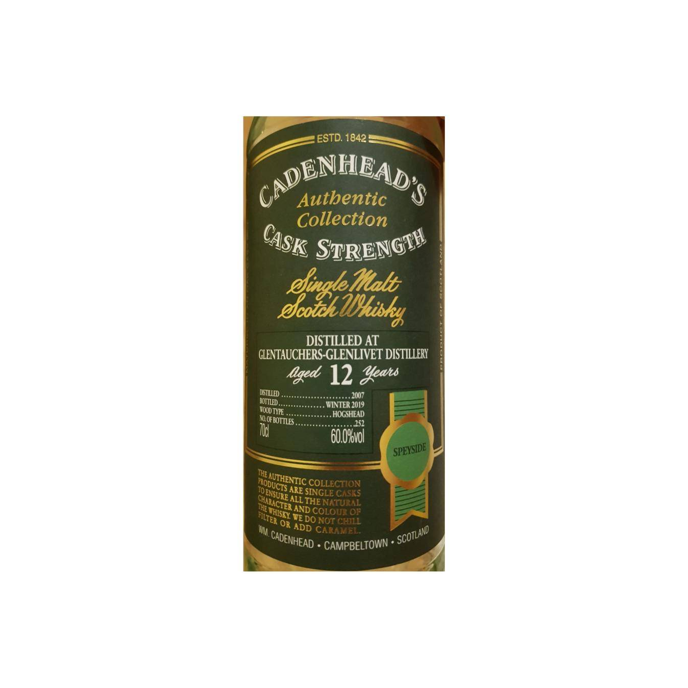 Glentauchers Authentic Collection 2007 12 Years Single Malt Whisky