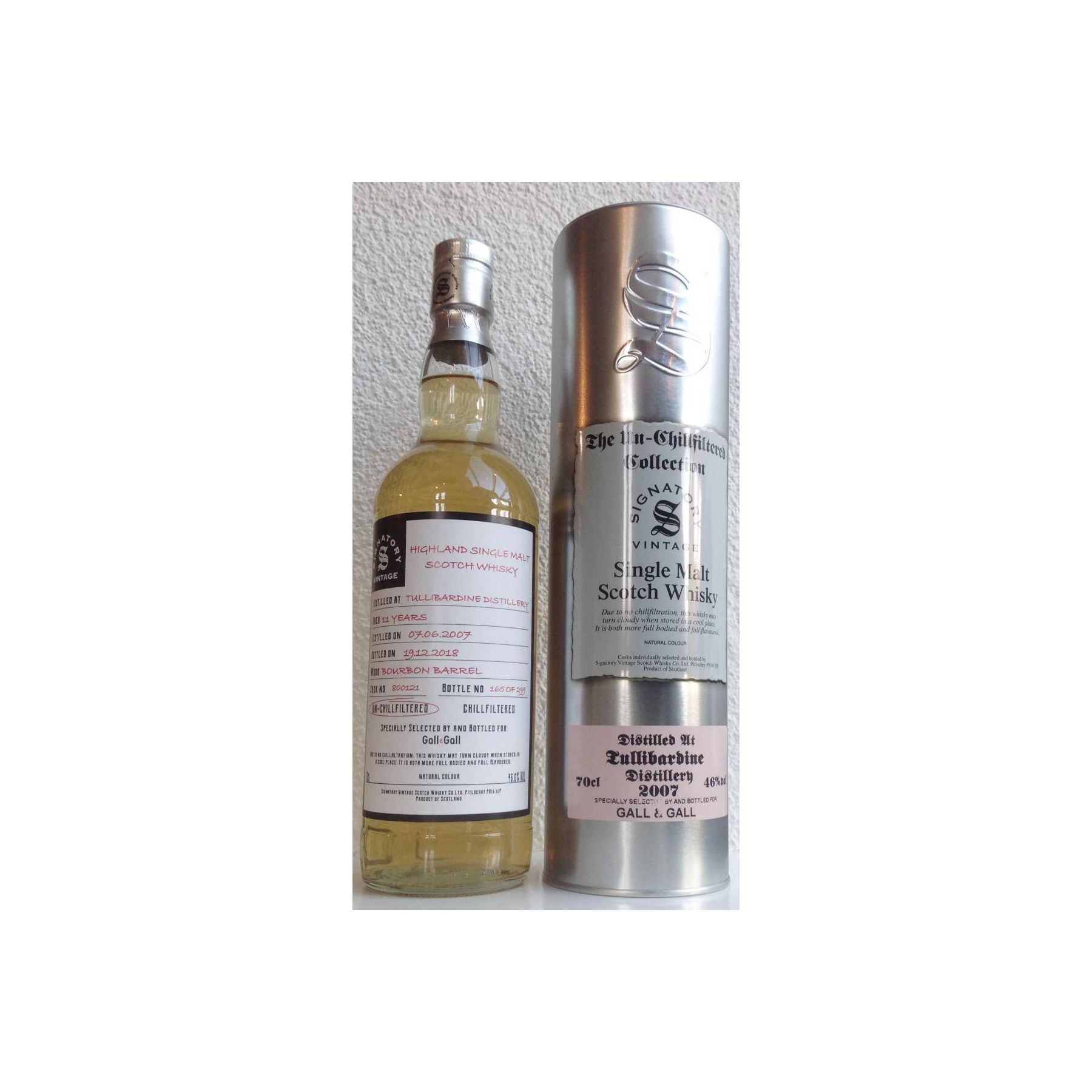 Tullibardine The Un-Chillfiltered Collection 2007 11 Years Single Malt Whisky 3