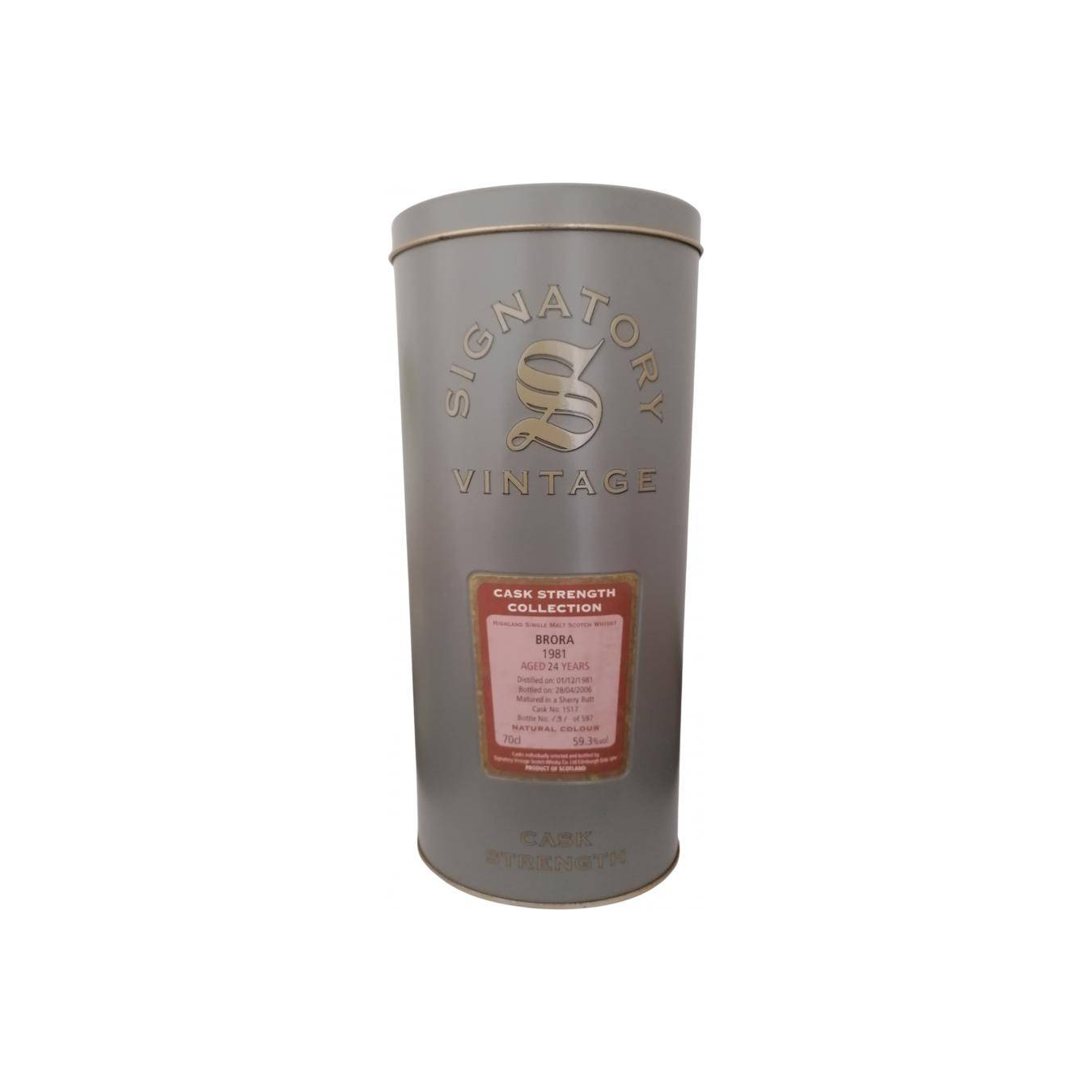 Brora Cask Strength Collection 1981 24 Years Single Malt Whisky 2