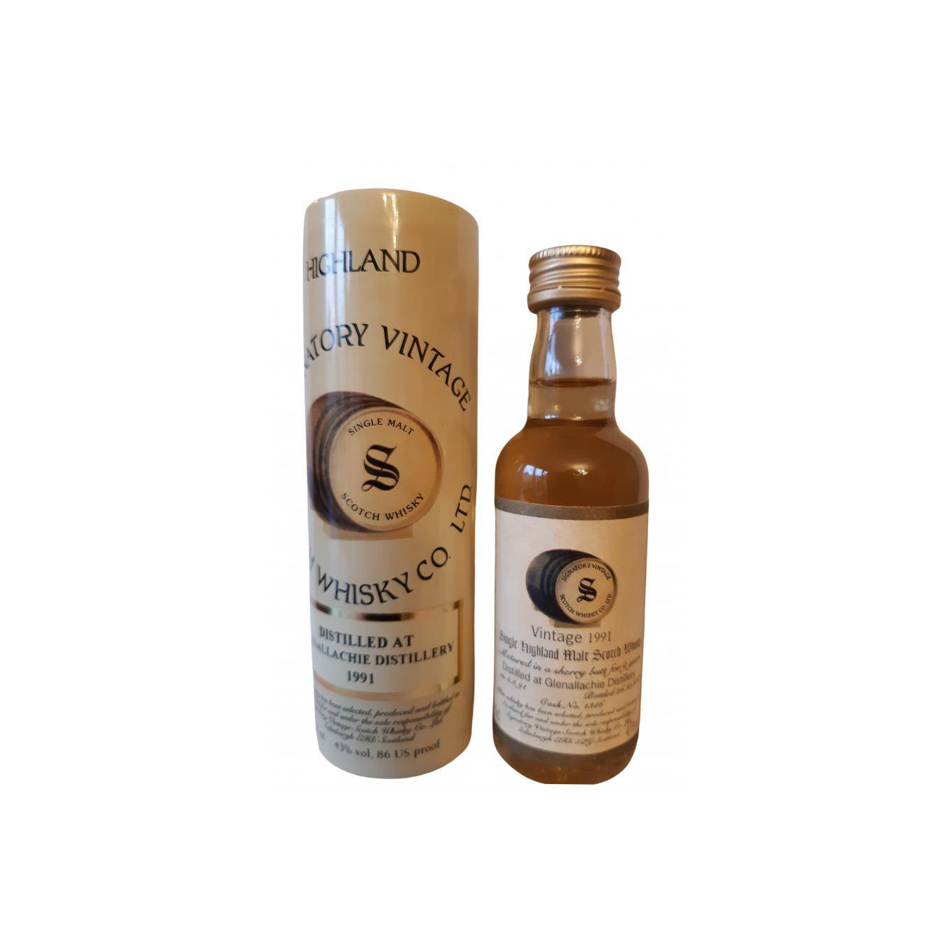 The GlenAllachie Vintage Collection 1991 9 Years Single Malt Whisky