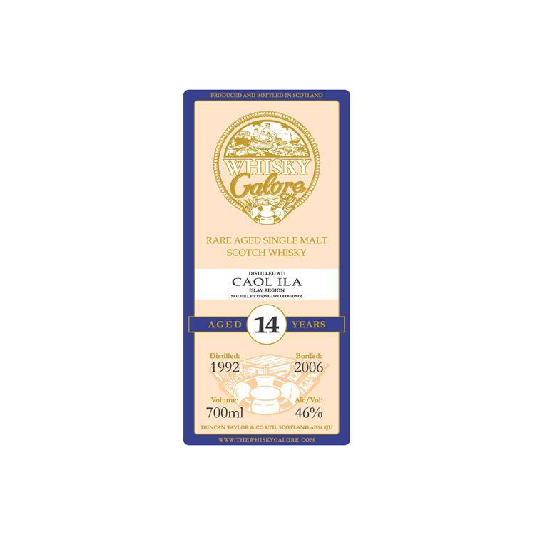 Caol Ila 1992 14 Years Single Malt Whisky 2