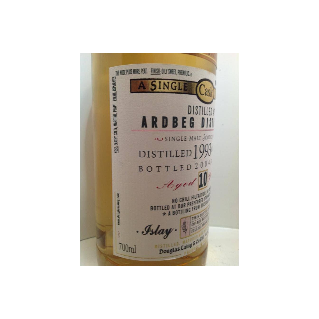 Ardbeg Old Malt Cask 1993 10 Years Single Malt Whisky 2
