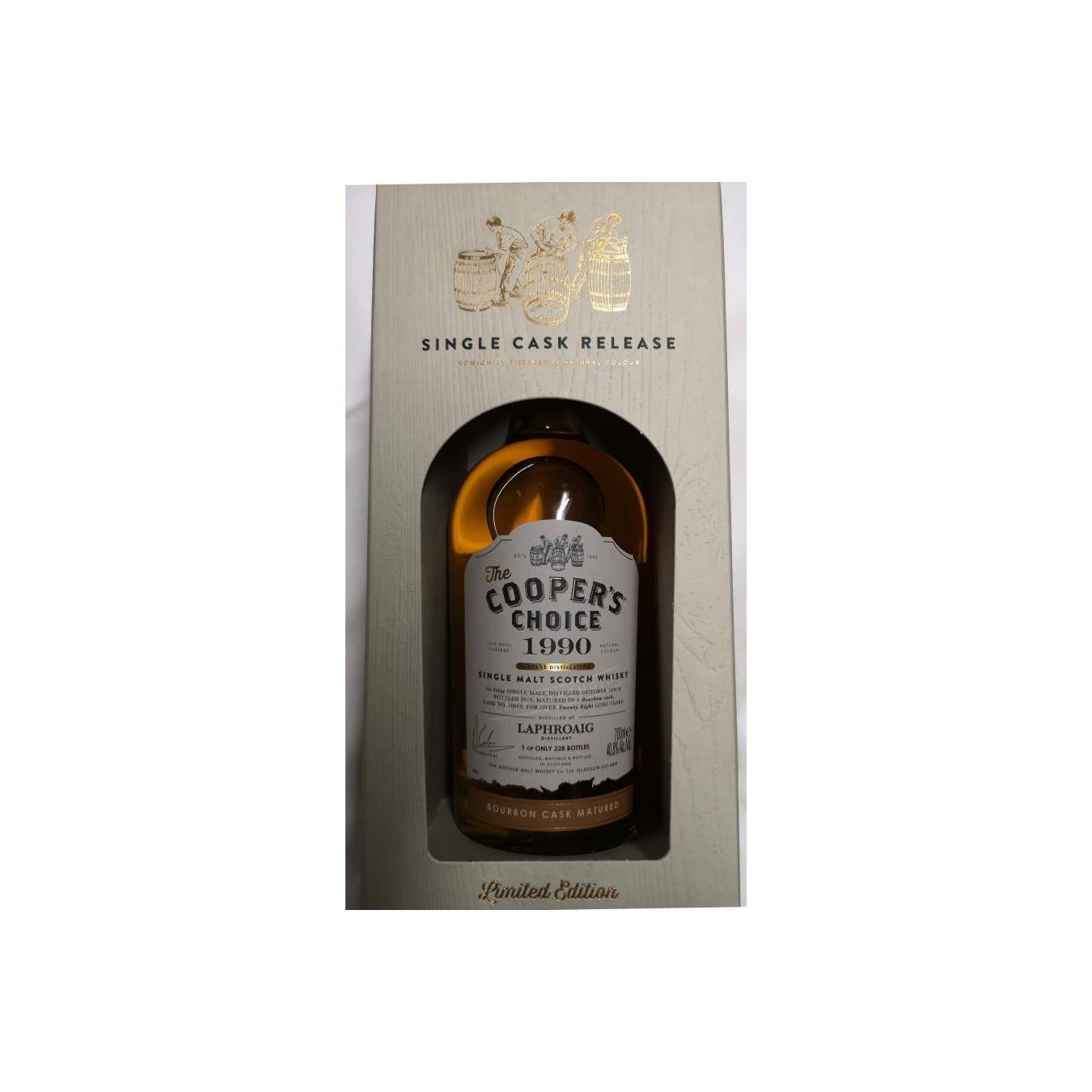 Laphroaig The Cooper's Choice 1990 28 Years Single Malt Whisky 3