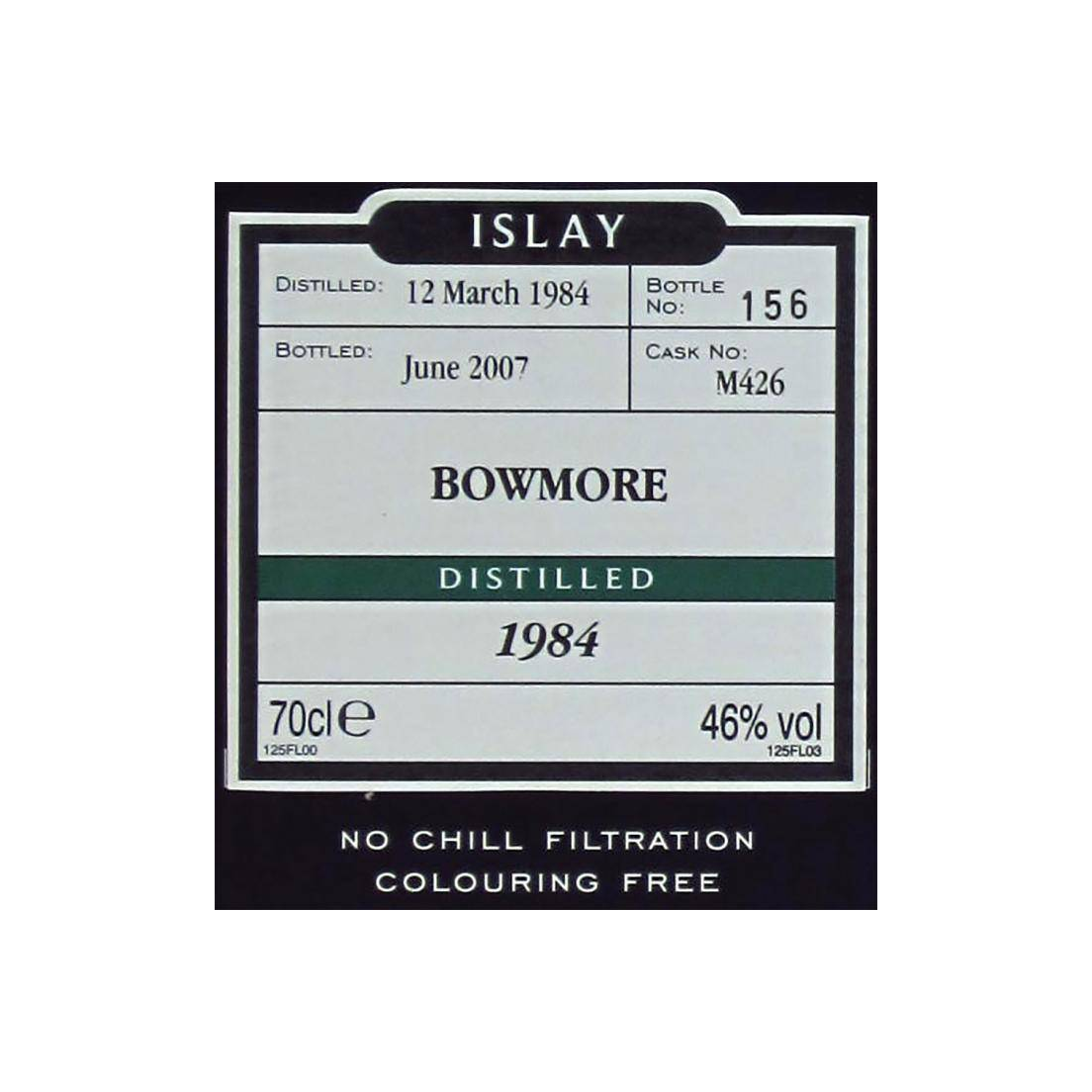 Bowmore 1984 23 Years Single Malt Whisky 3
