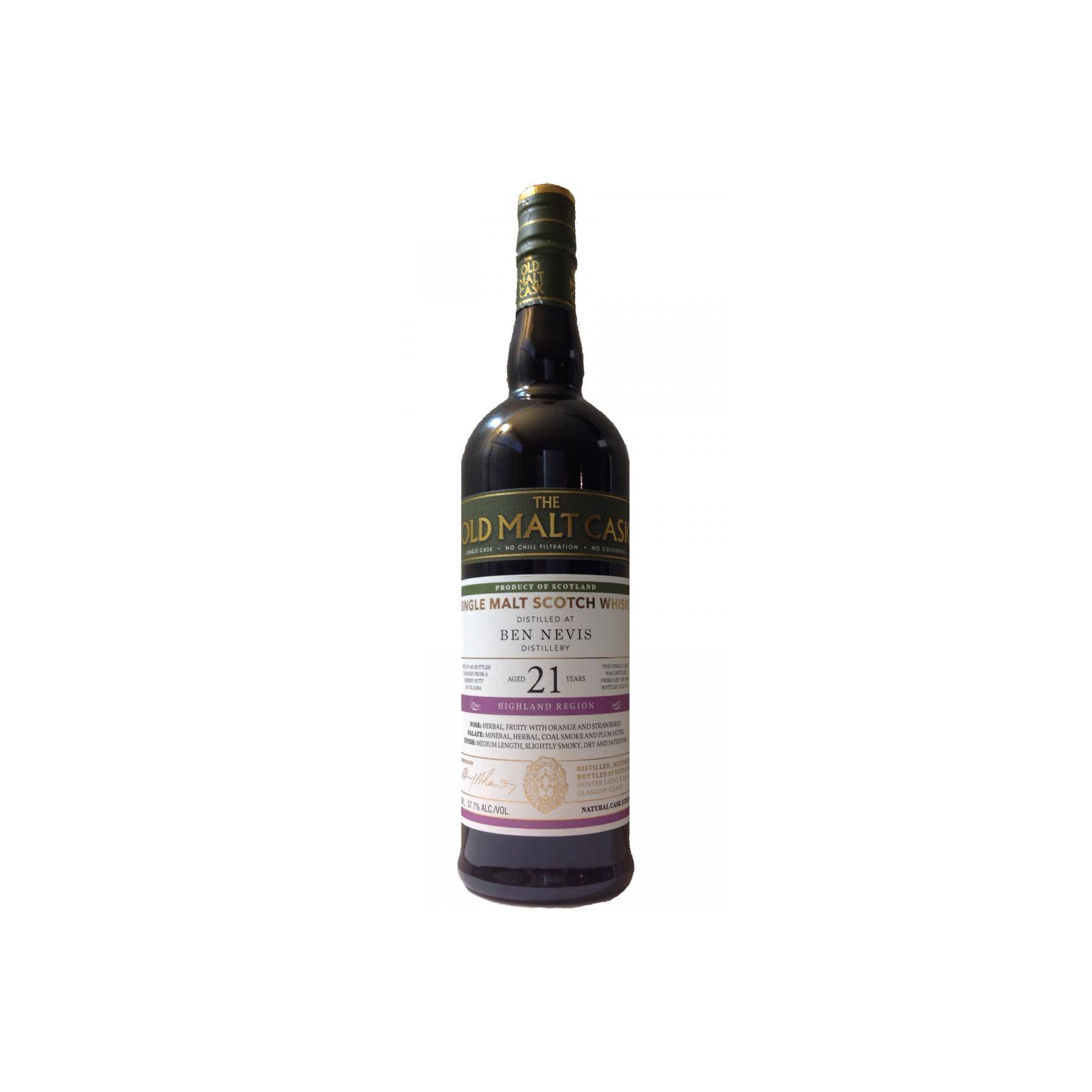 Ben Nevis Old Malt Cask 1997 21 Years Single Malt Whisky