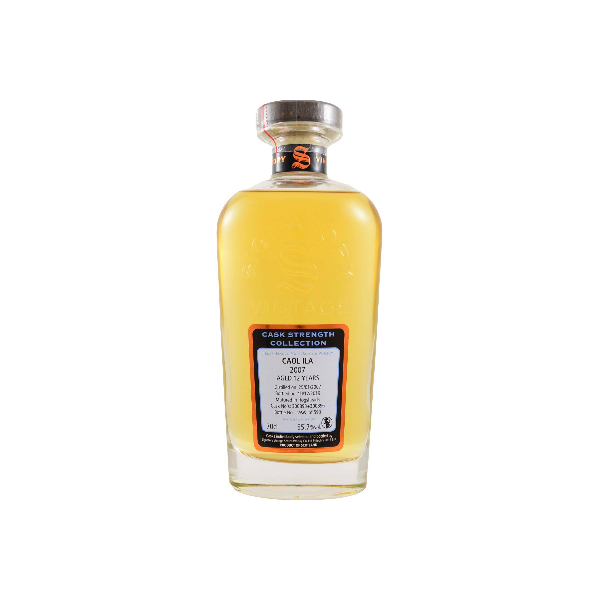 Caol Ila Cask Strength Collection 2007 12 Years Single Malt Whisky