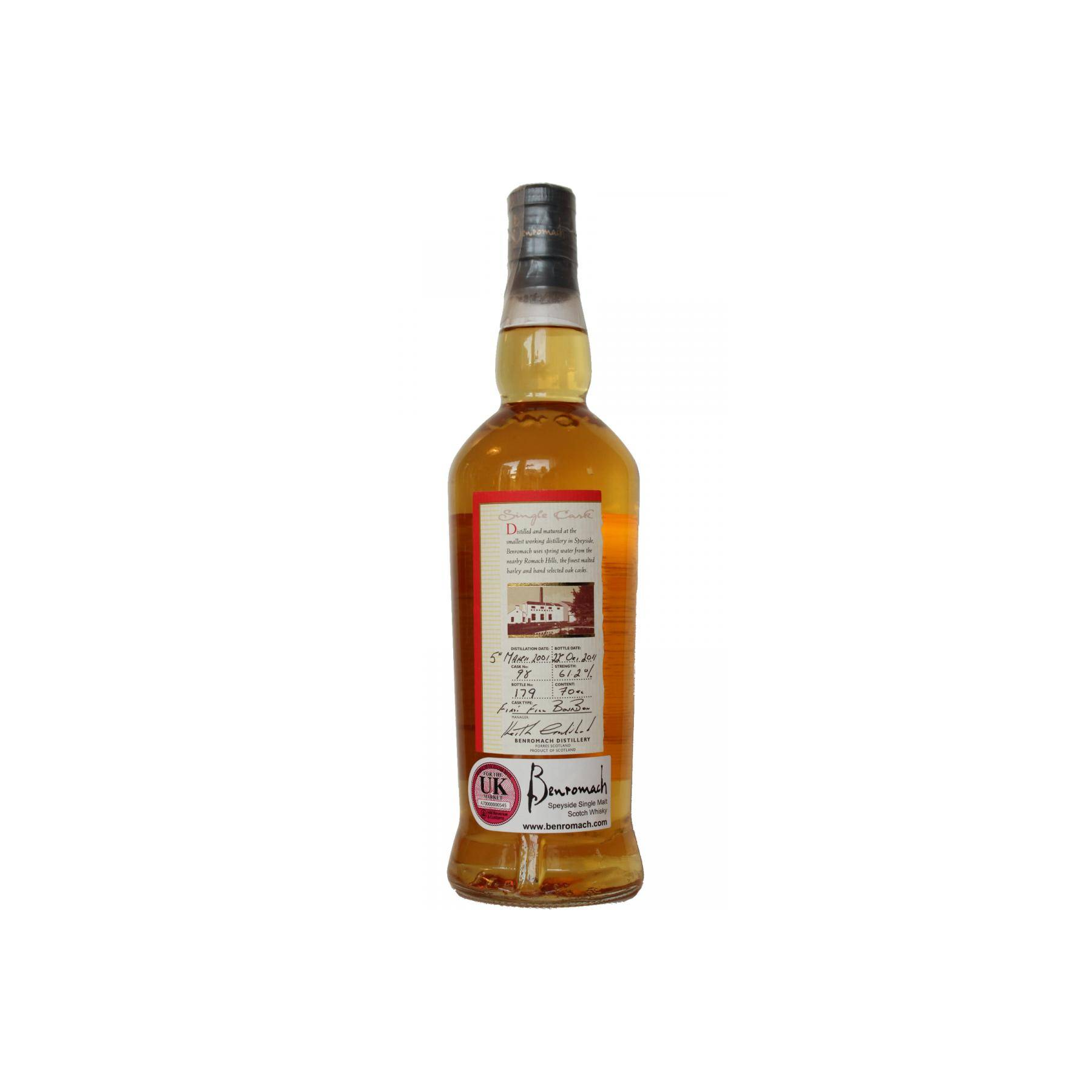 Benromach 2001 10 Years Single Malt Whisky