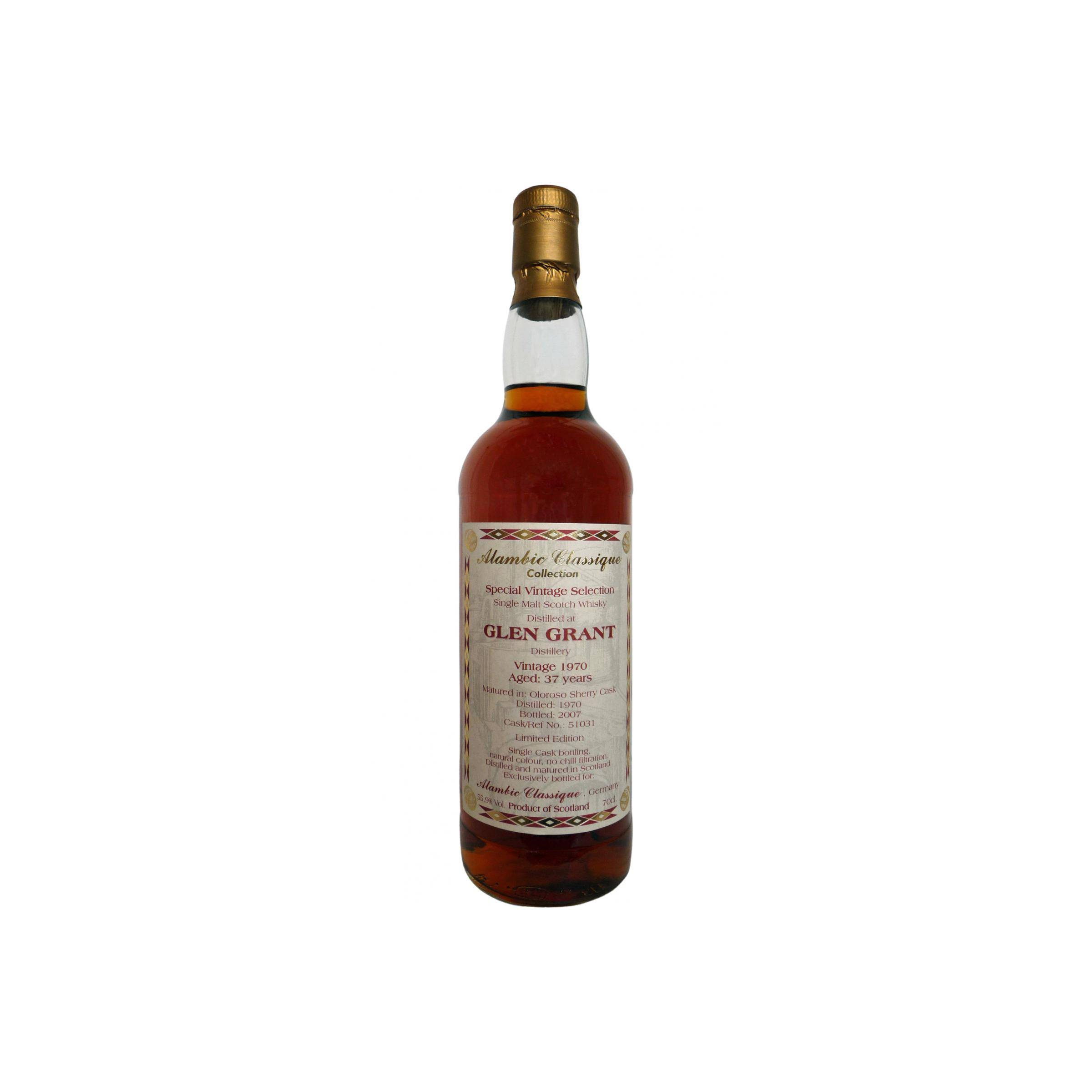 Glen Grant 1970 37 Years Single Malt Whisky 3