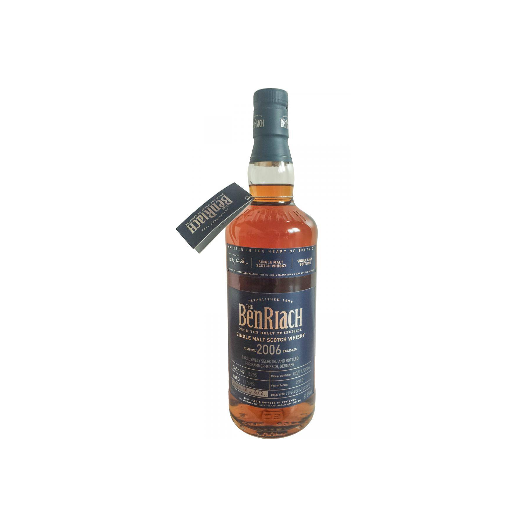 BenRiach Individual Cask Bottling 2006 11 Years Single Malt Whisky