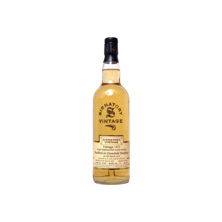 Clynelish Vintage Collection 1971 30 Years Single Malt Whisky